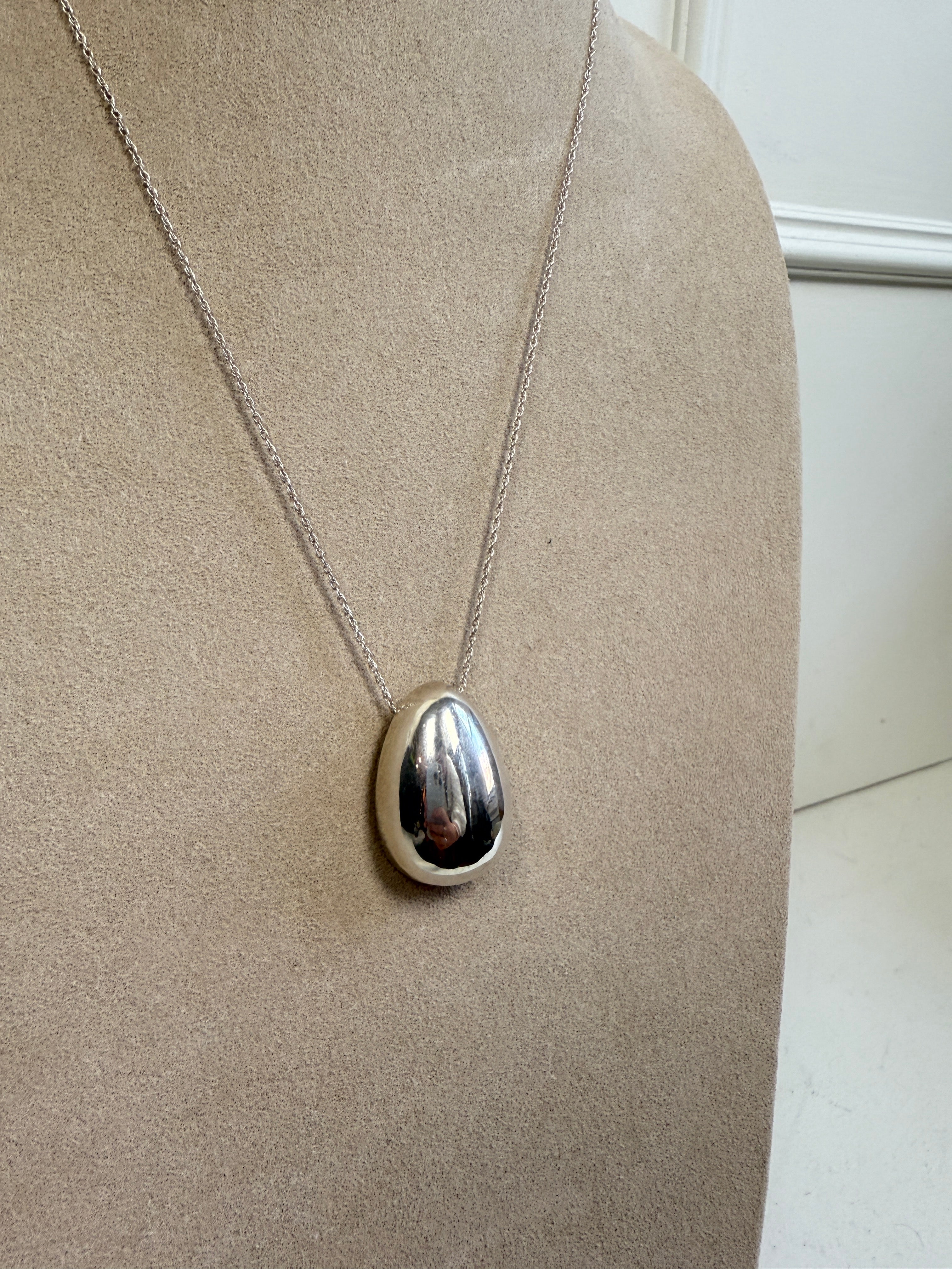 Sophie Buhai Silver Egg Pendant