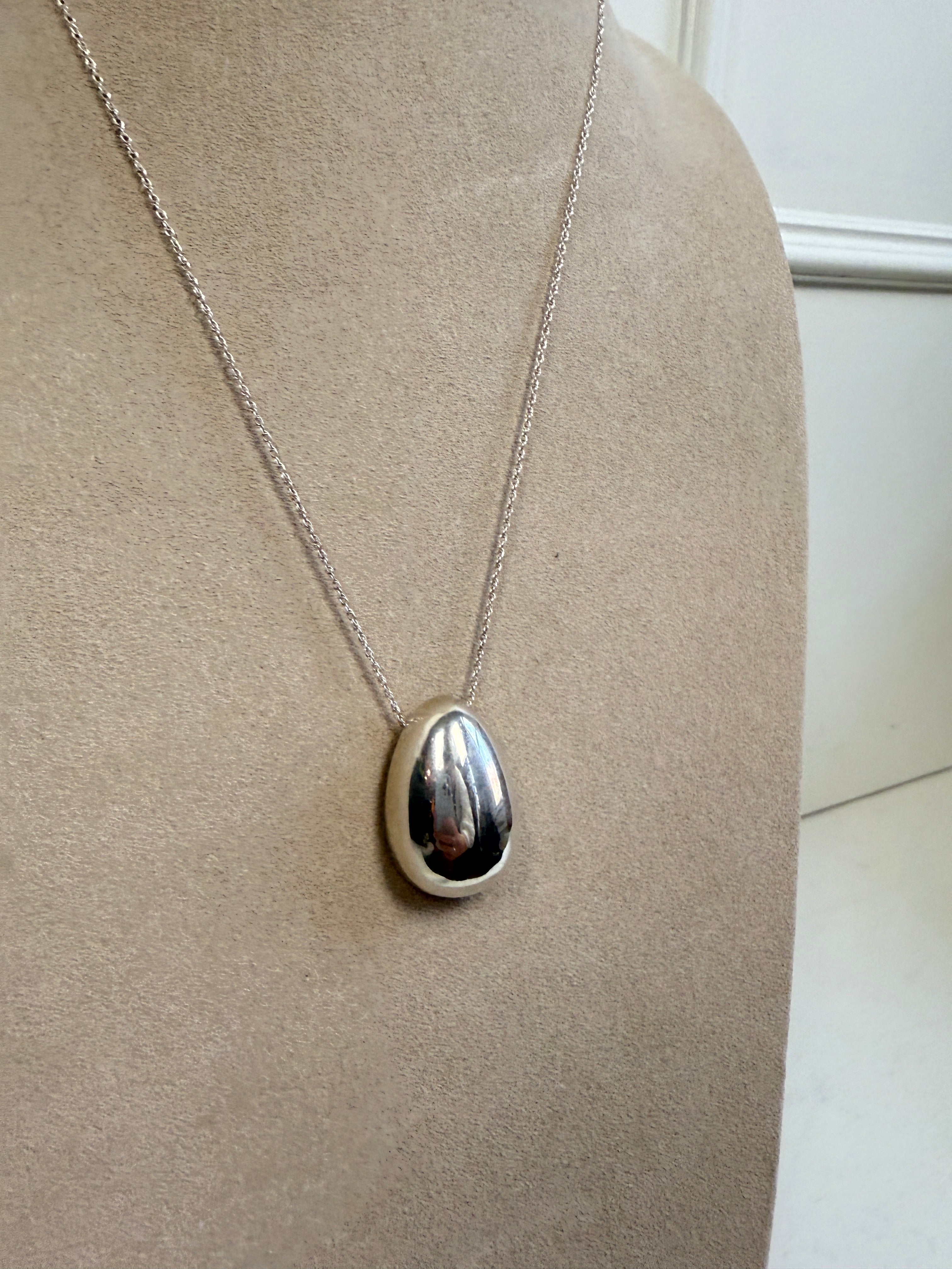 Sophie Buhai Silver Egg Pendant