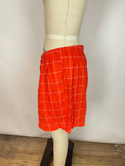 Trovata Red Grid Shorts (L)