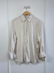 TWP Striped Silk Sparkle Top (M/L)