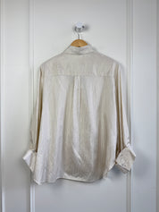 TWP Striped Silk Sparkle Top (M/L)