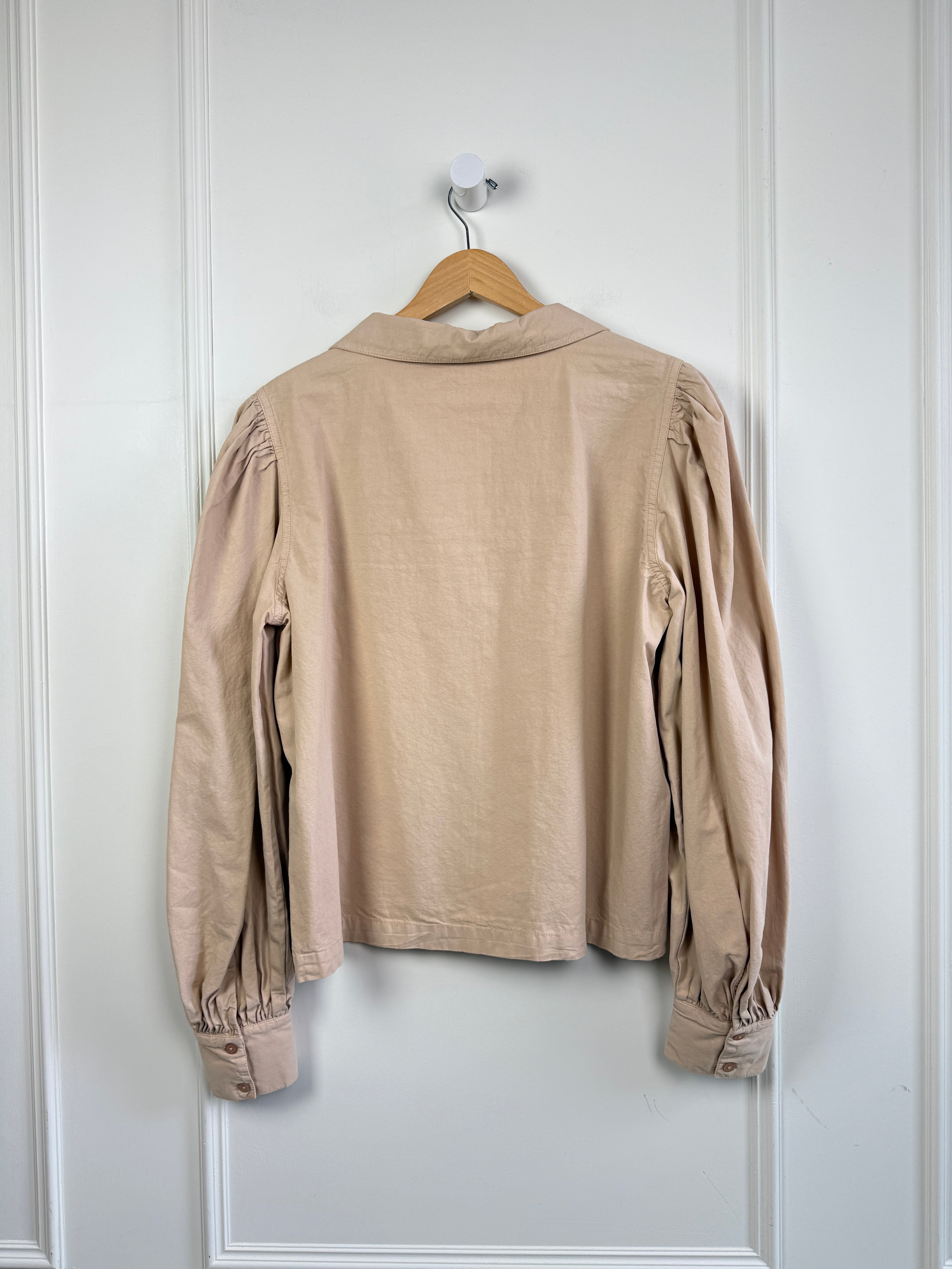Sea NY Khaki Structured Blouse (XL)