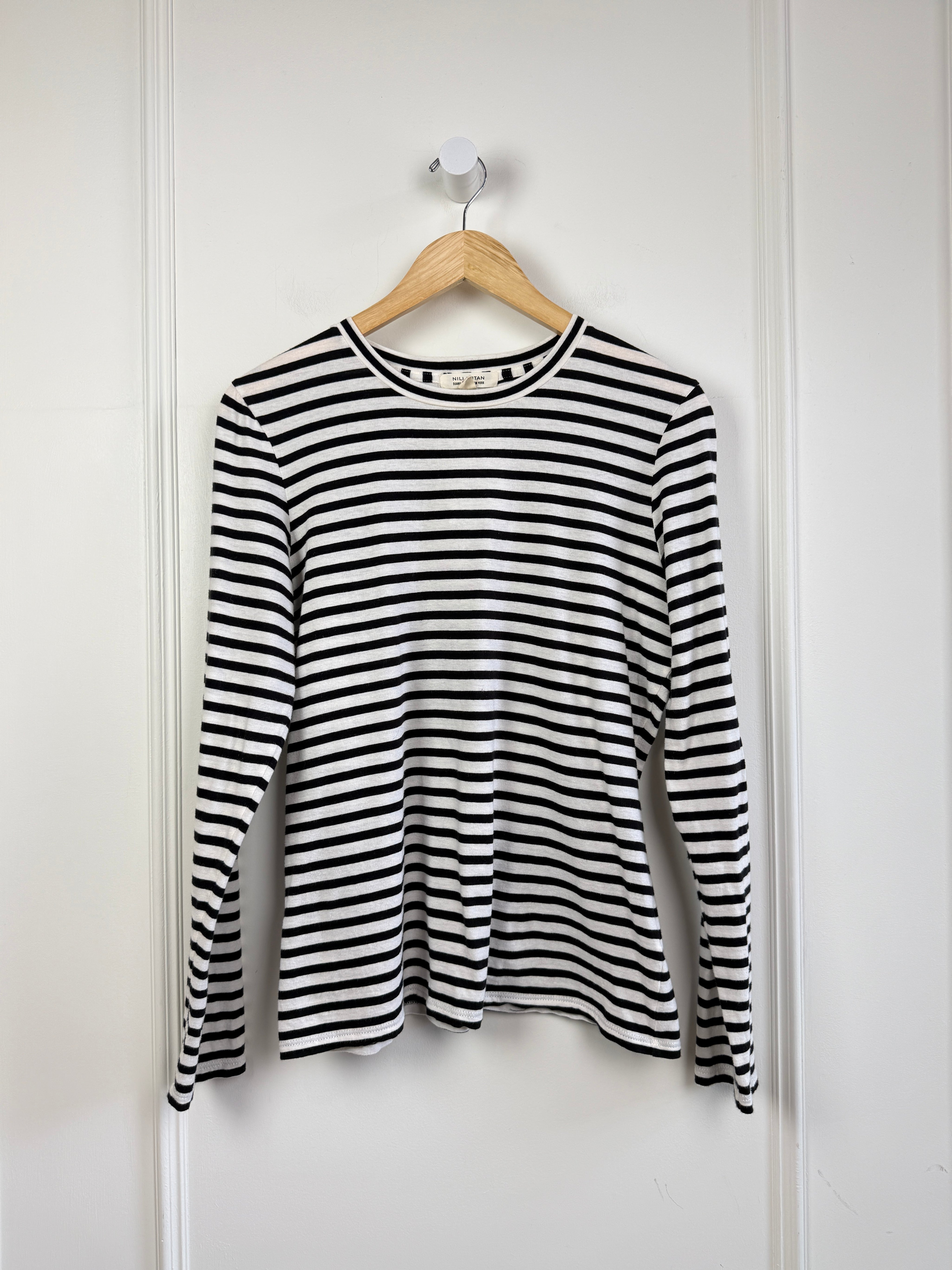 Nili Lotan Striped Tee (L)