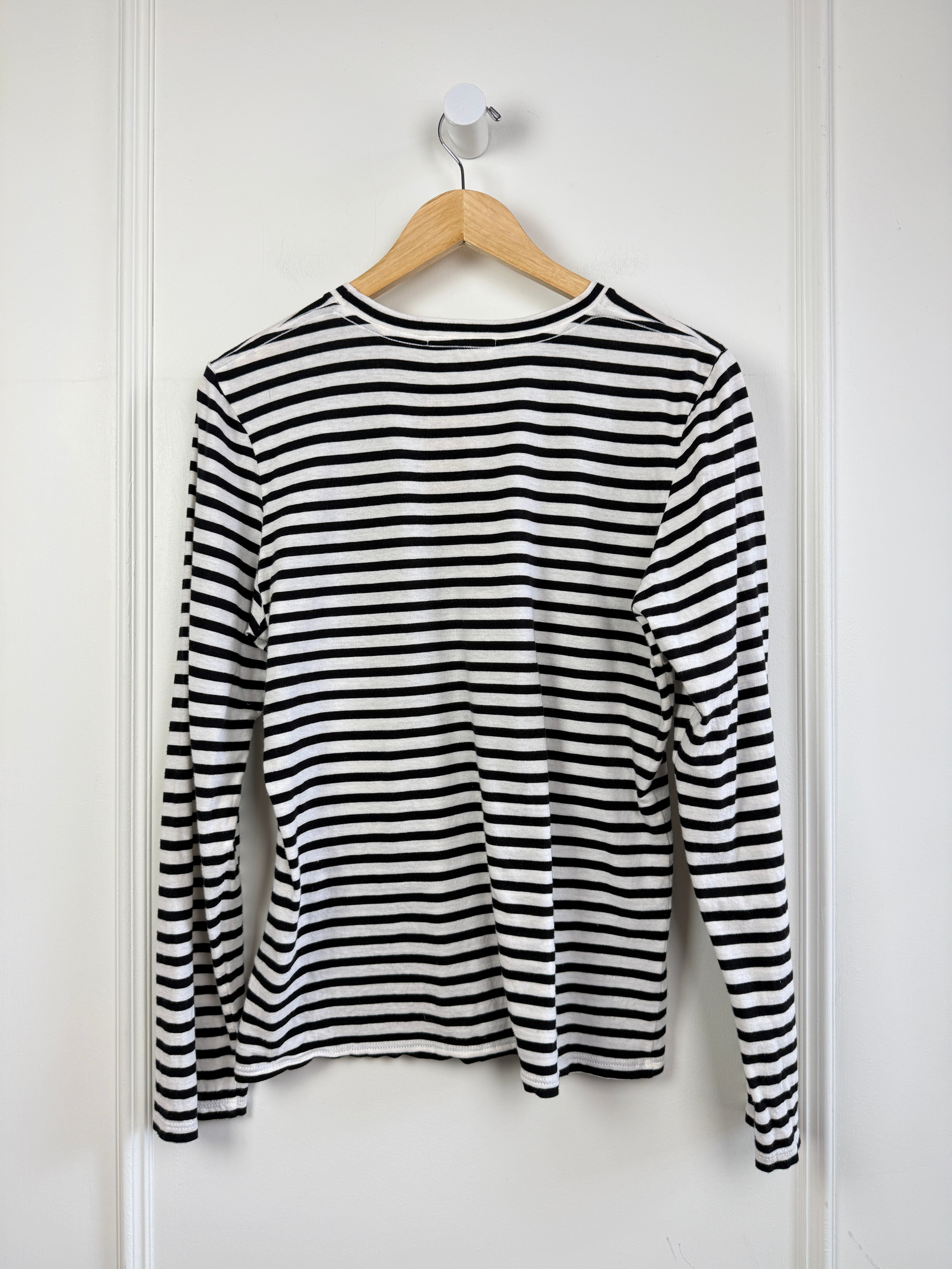 Nili Lotan Striped Tee (L)