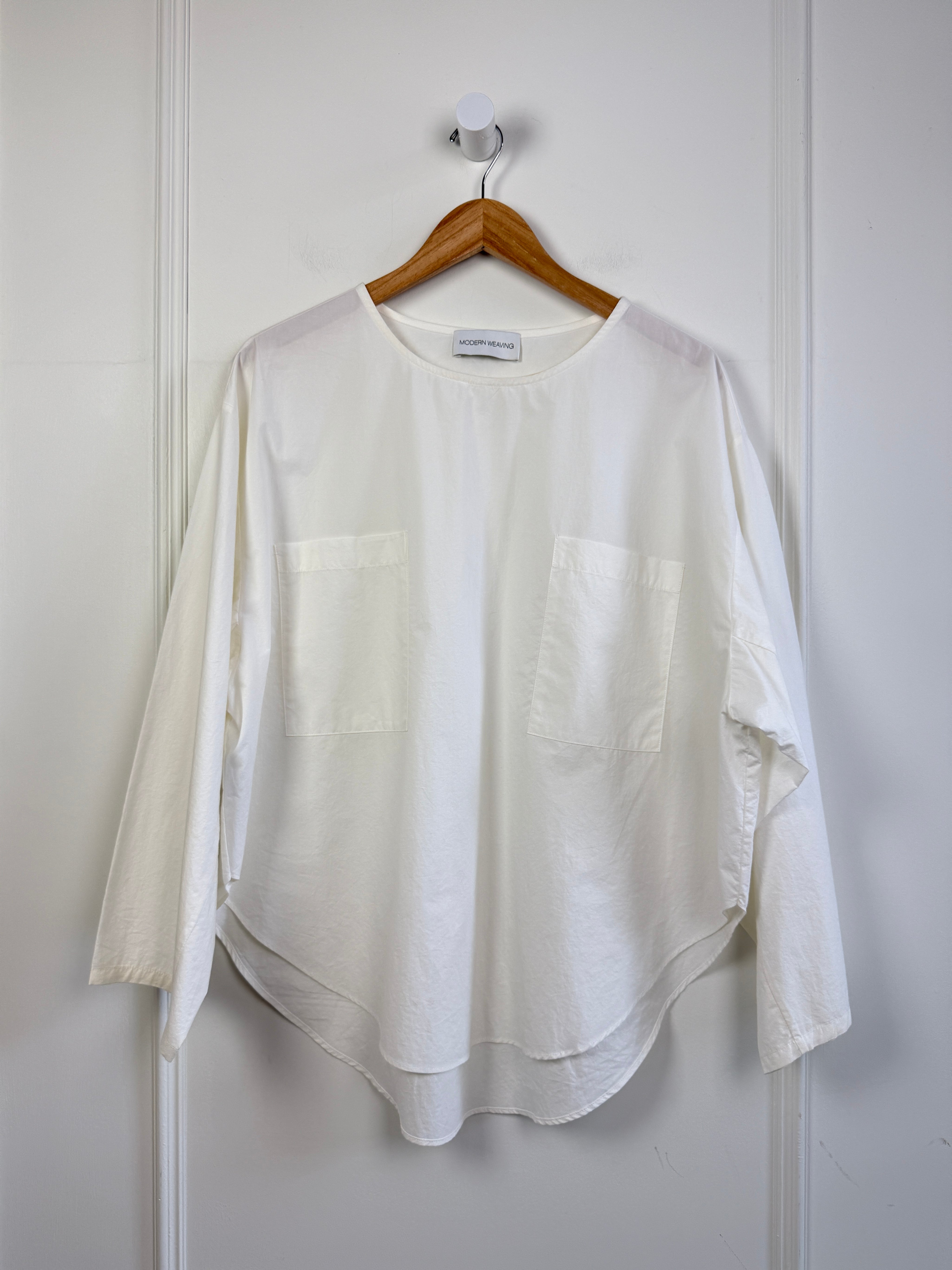 Modern Weaving Pocket Blouse (M)