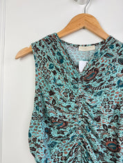 Ulla Johnson Blue Rouched Top (M)