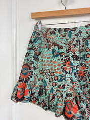Ulla Johnson Blue Flounce Shorts (6/M)