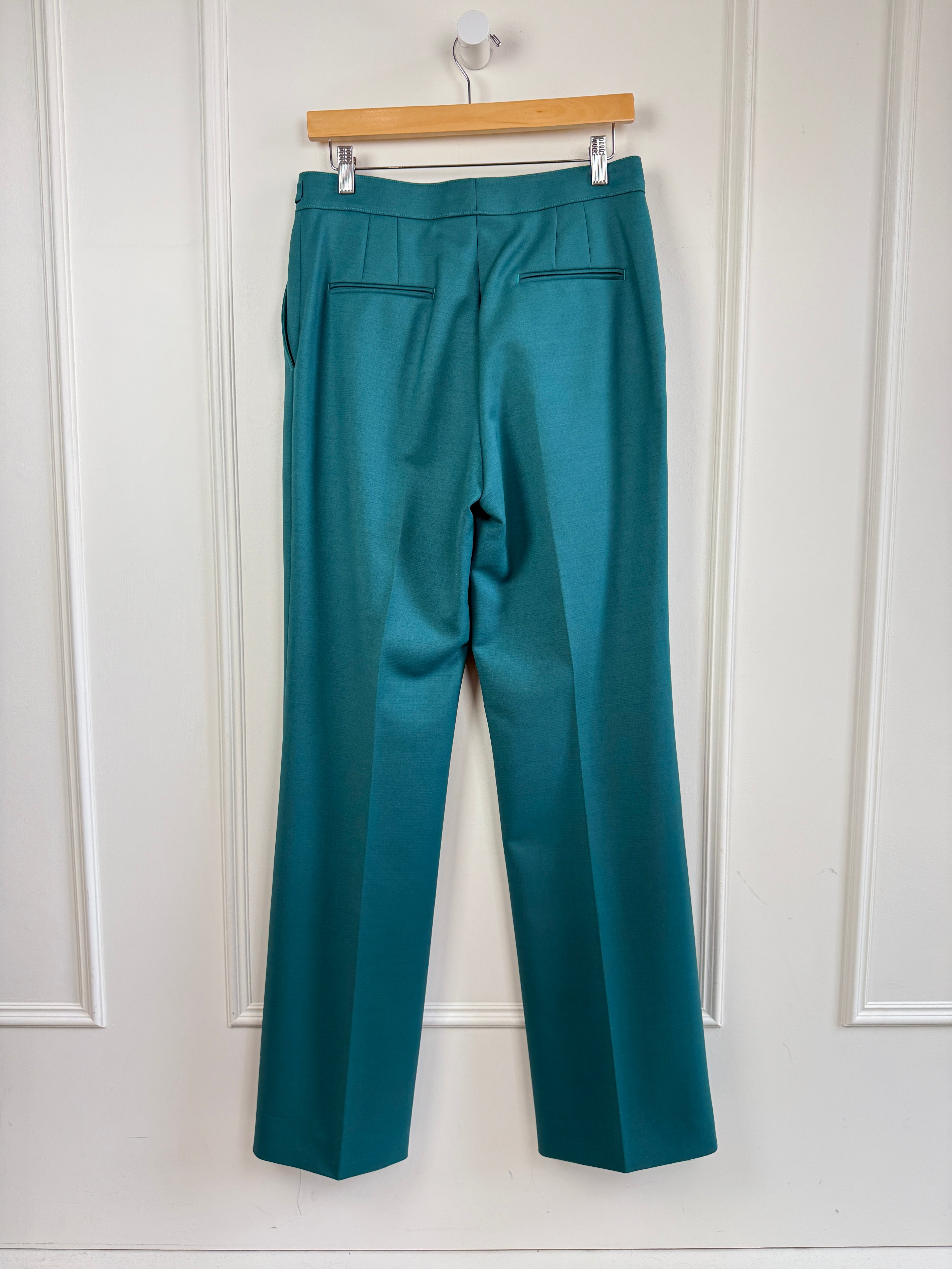 Gabriela Hurst Teal Wool Trousers (42/M)