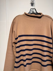 Frank & Eileen Tan "Monterey" Rolled Funnel Neck Sweater (M)