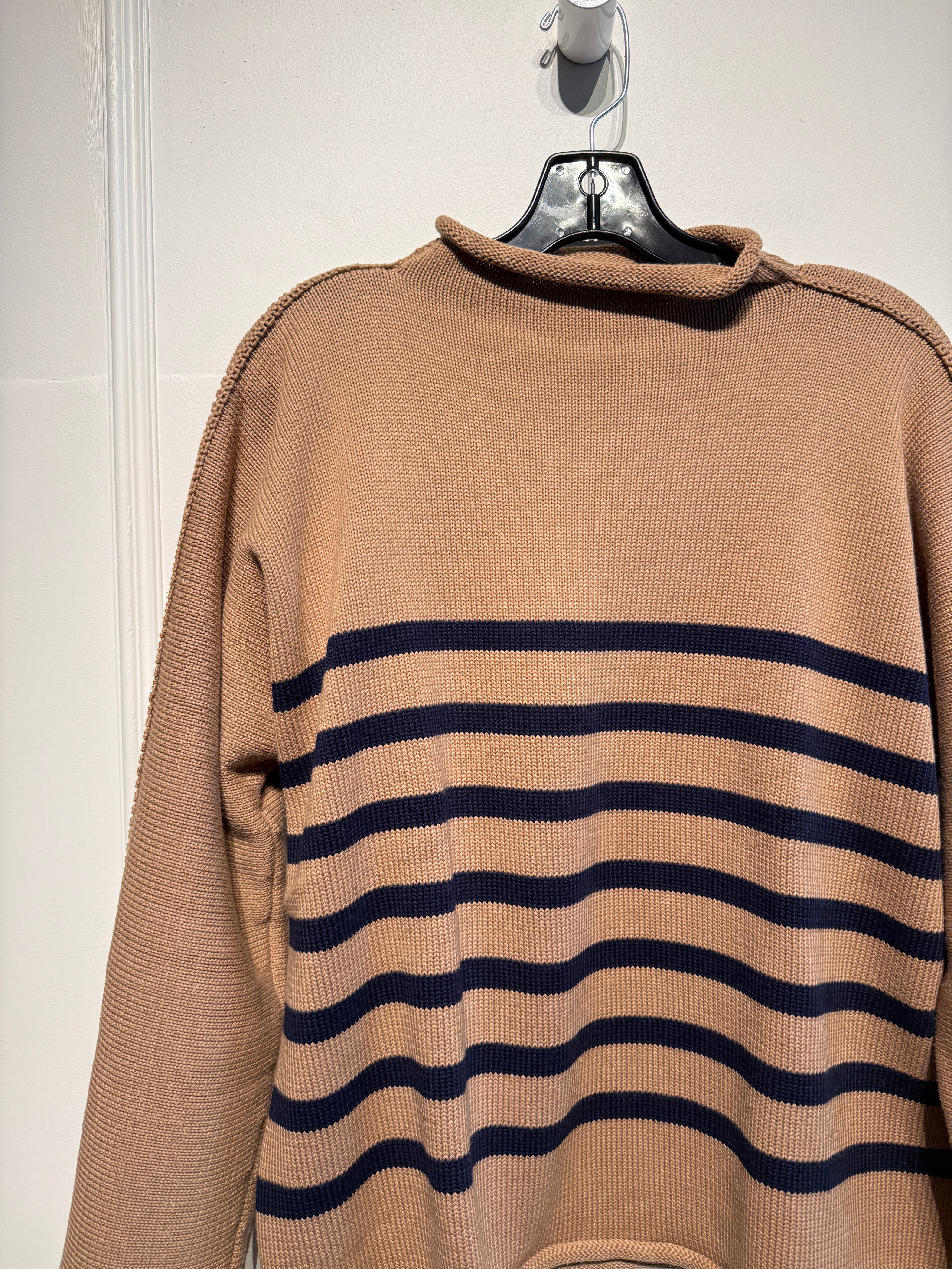 Frank & Eileen Tan "Monterey" Rolled Funnel Neck Sweater (M)