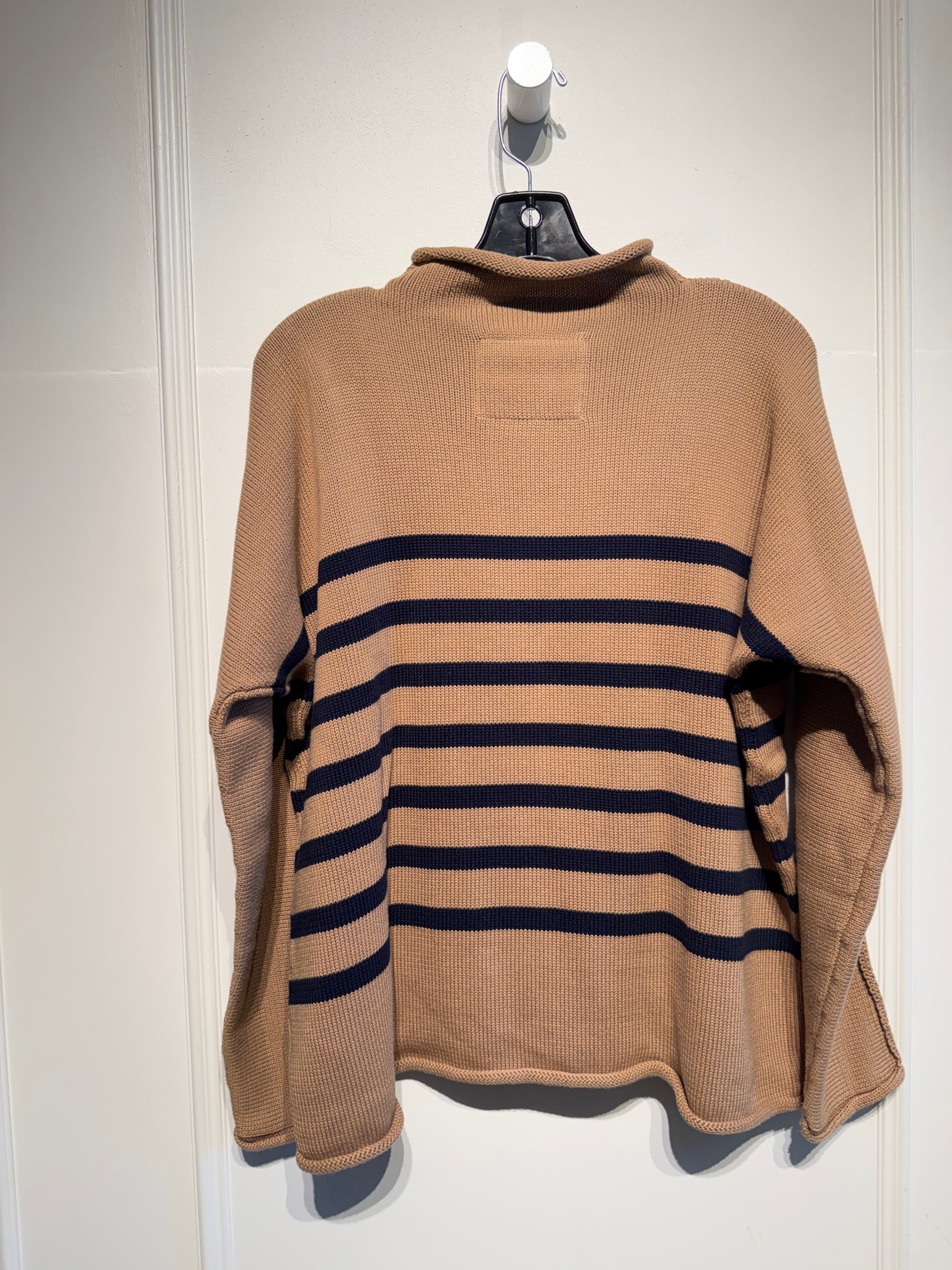 Frank & Eileen Tan "Monterey" Rolled Funnel Neck Sweater (M)