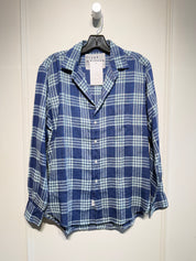 Frank & Eileen "Eileen" Plaid Linen Button Down (S)