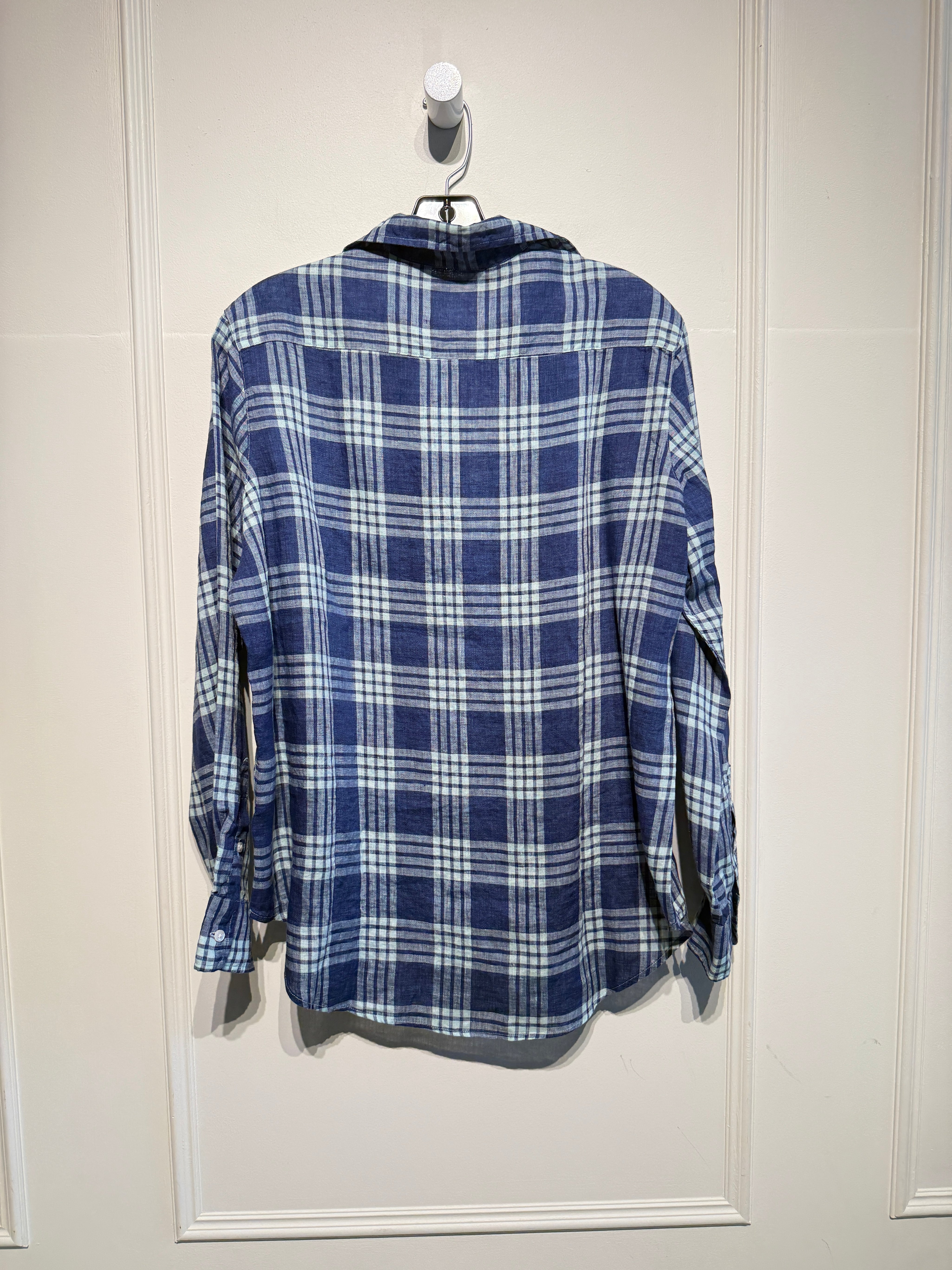 Frank & Eileen "Eileen" Plaid Linen Button Down (S)
