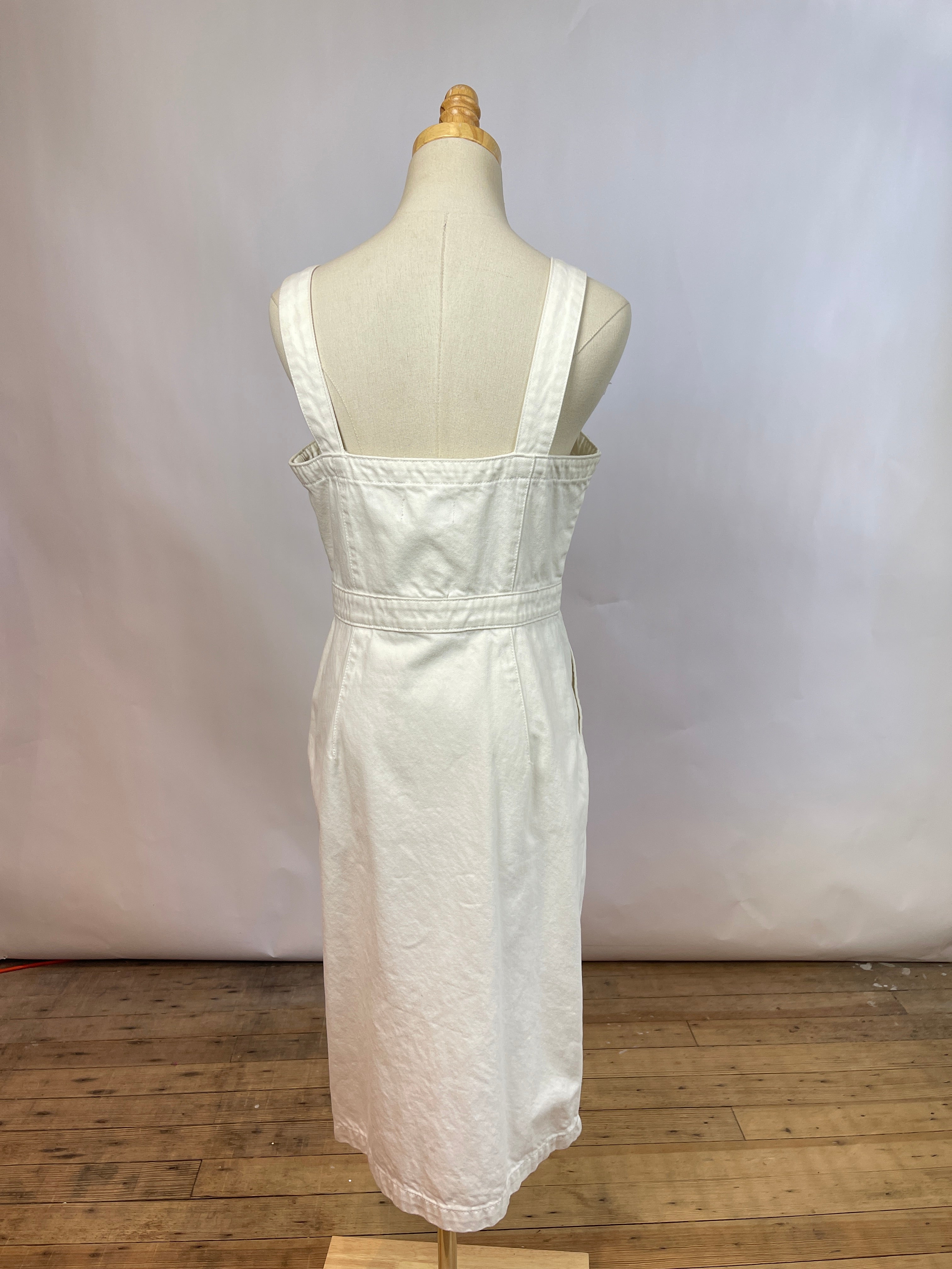 Rachel Antonoff White Denim Dress (10/L)