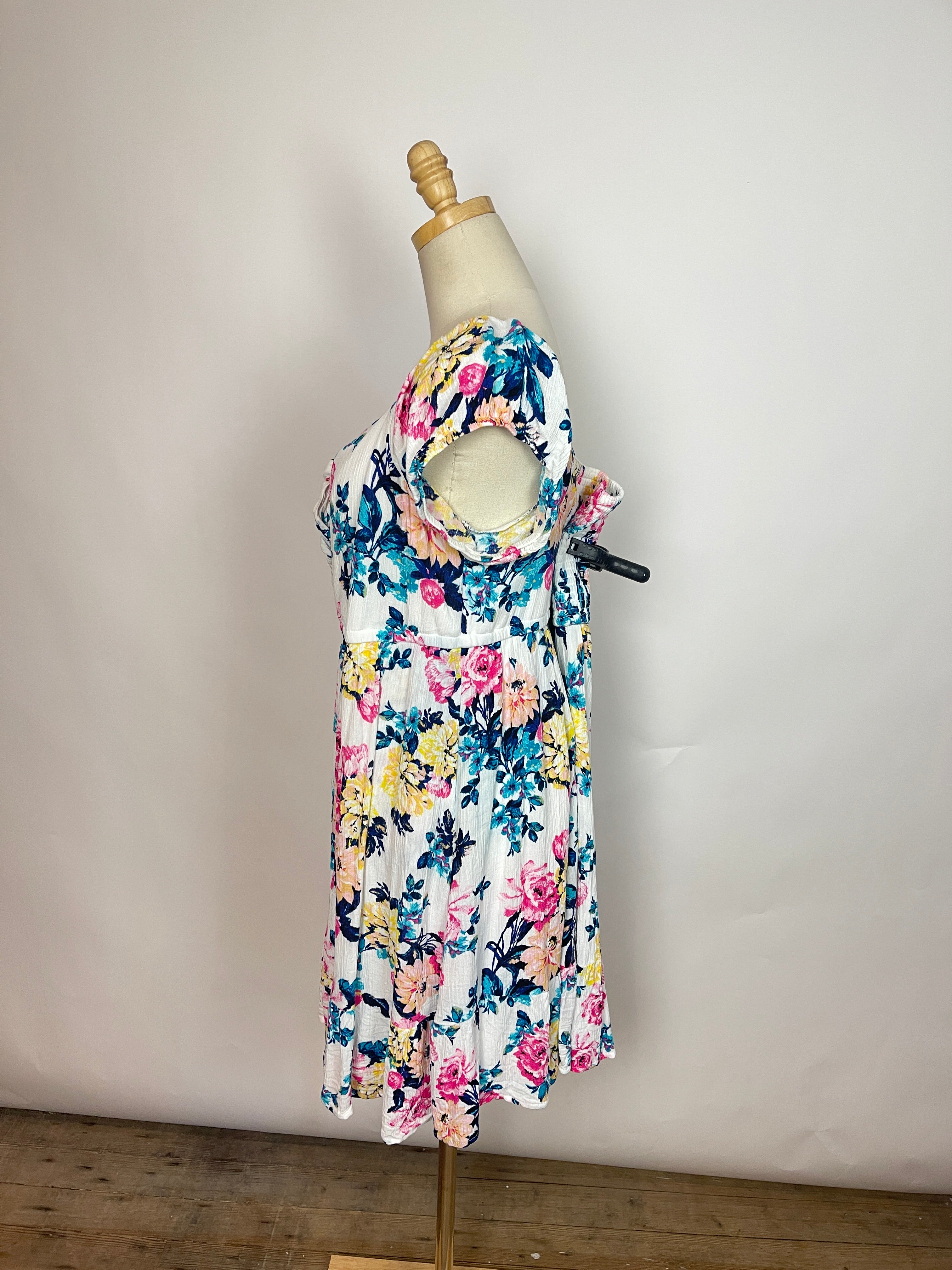 Torrid Floral Mini Dress (2X)