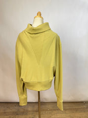 Quira Green Funnel Neck Sweatshirt (M)