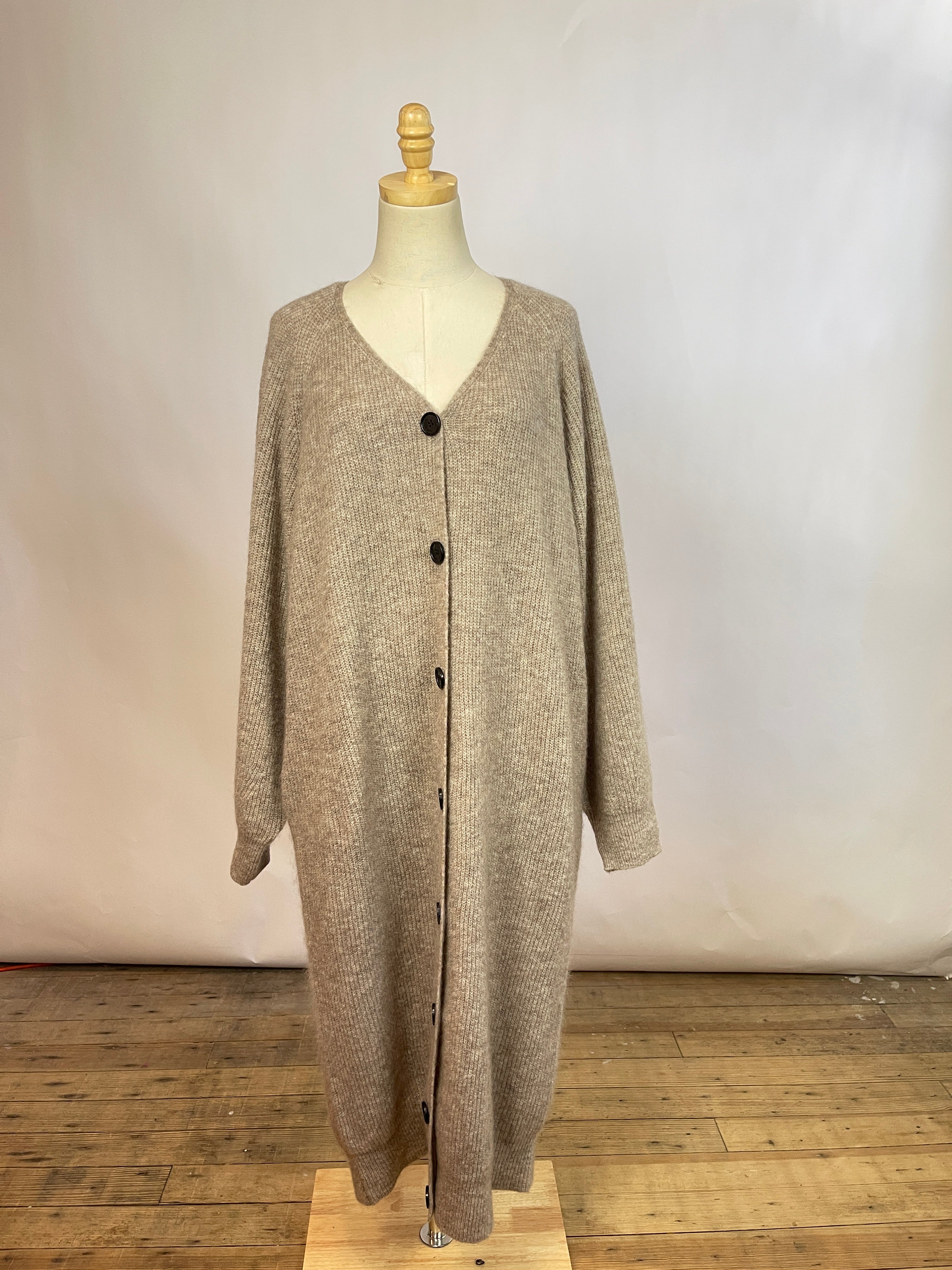 By Malene Birger Cyrus Taupe Long Cardigan (L)