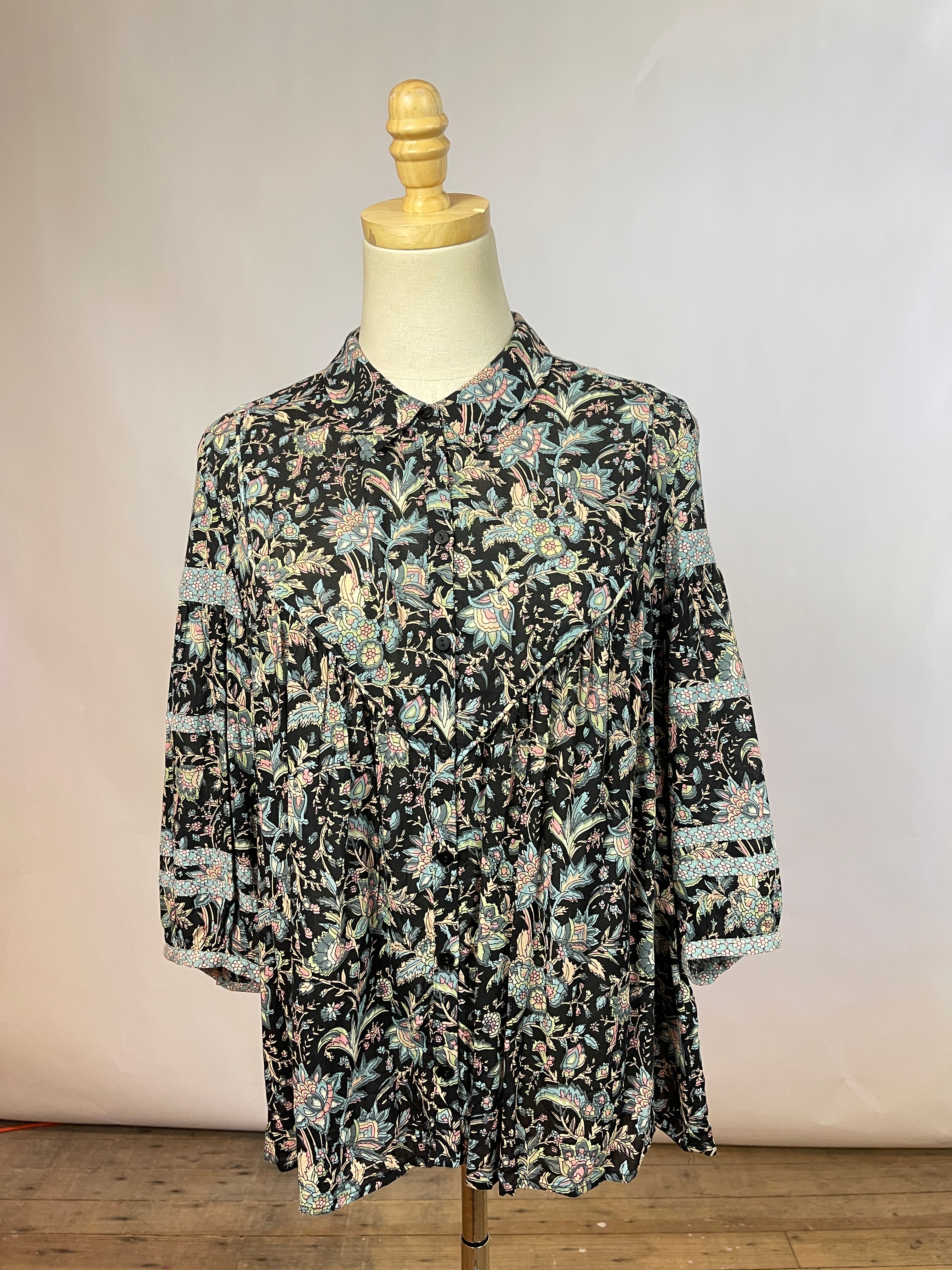 Ba&sh Pattern Blouse (M)