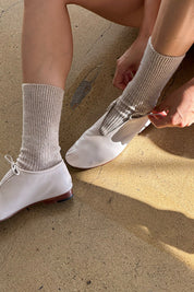 Le Bon Shoppe - Winter Sparkle Socks | Champagne