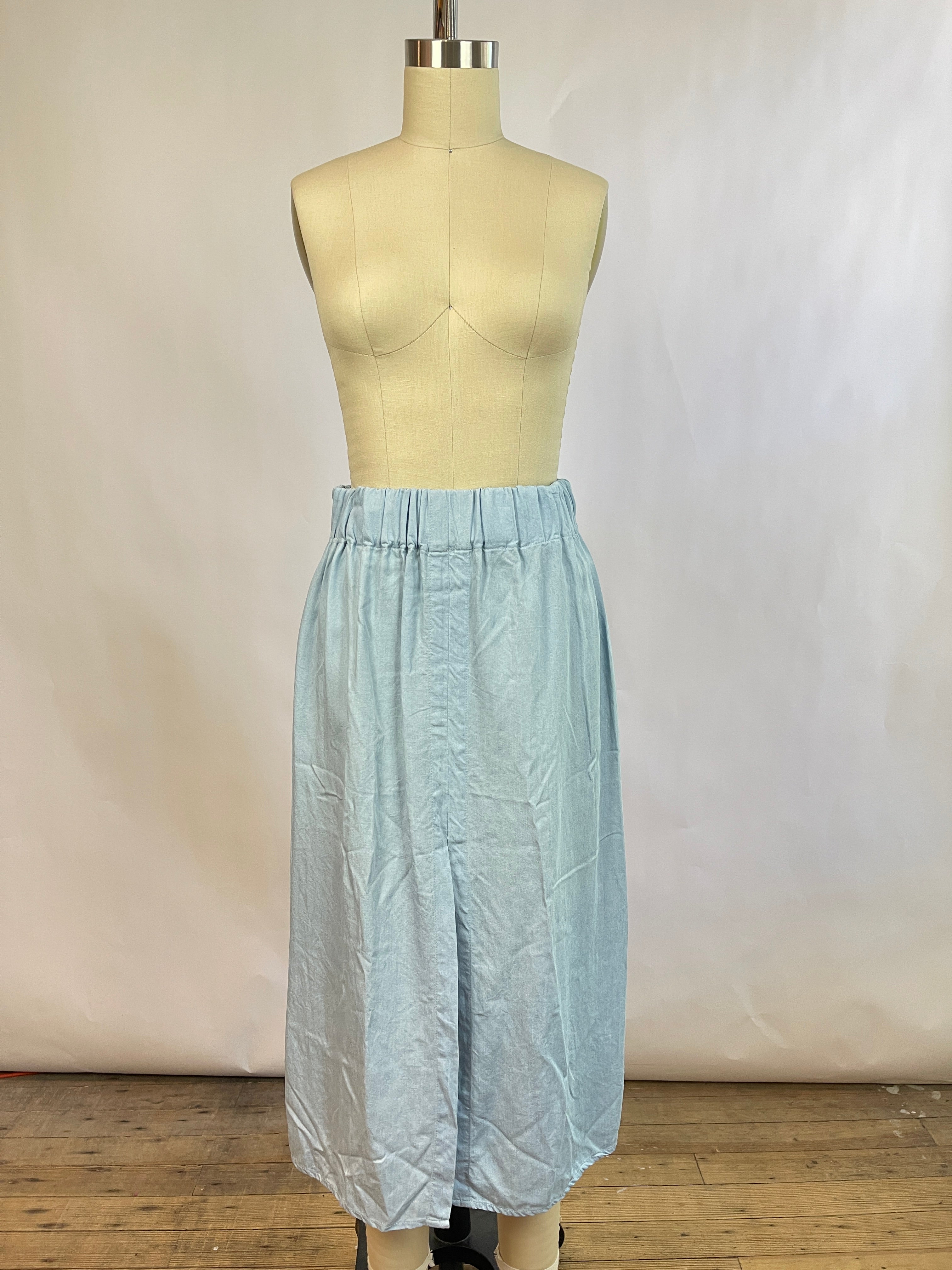 Vladamir Karaleev Blue Midi Skirt (M)