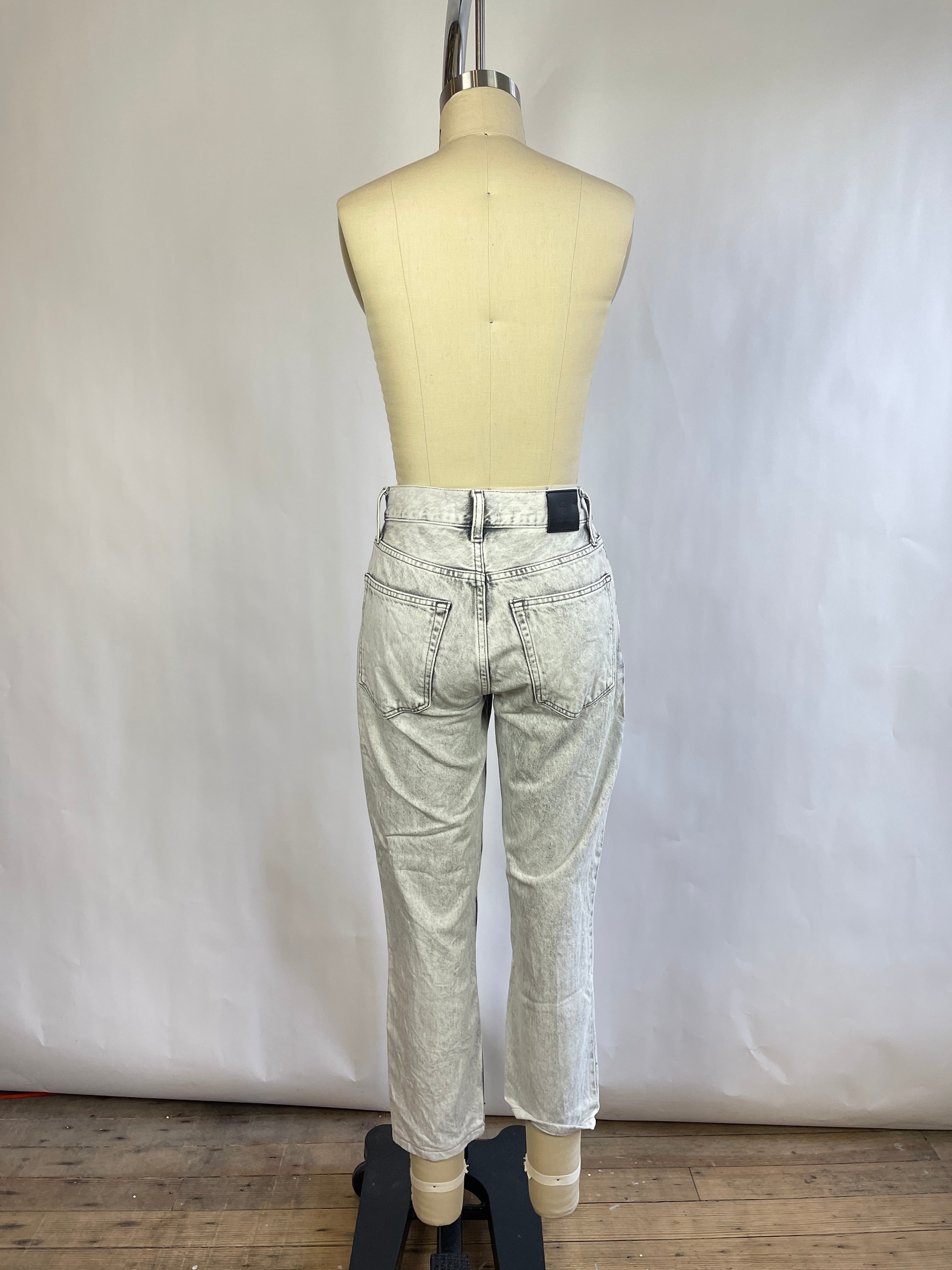 Anine Bing Grey Acid Wash Jeans (25/0)