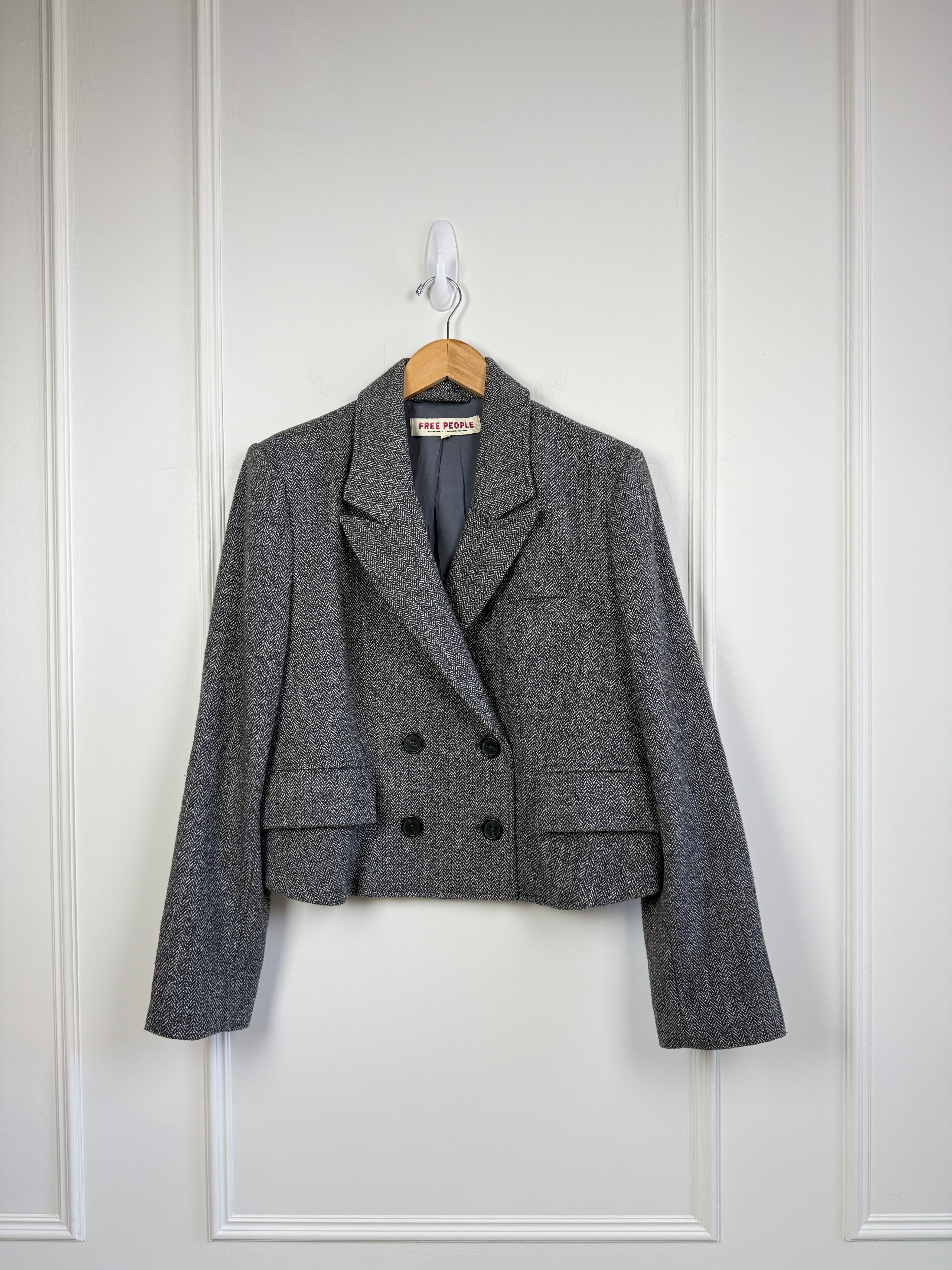 Free People Cropped Coat (M)