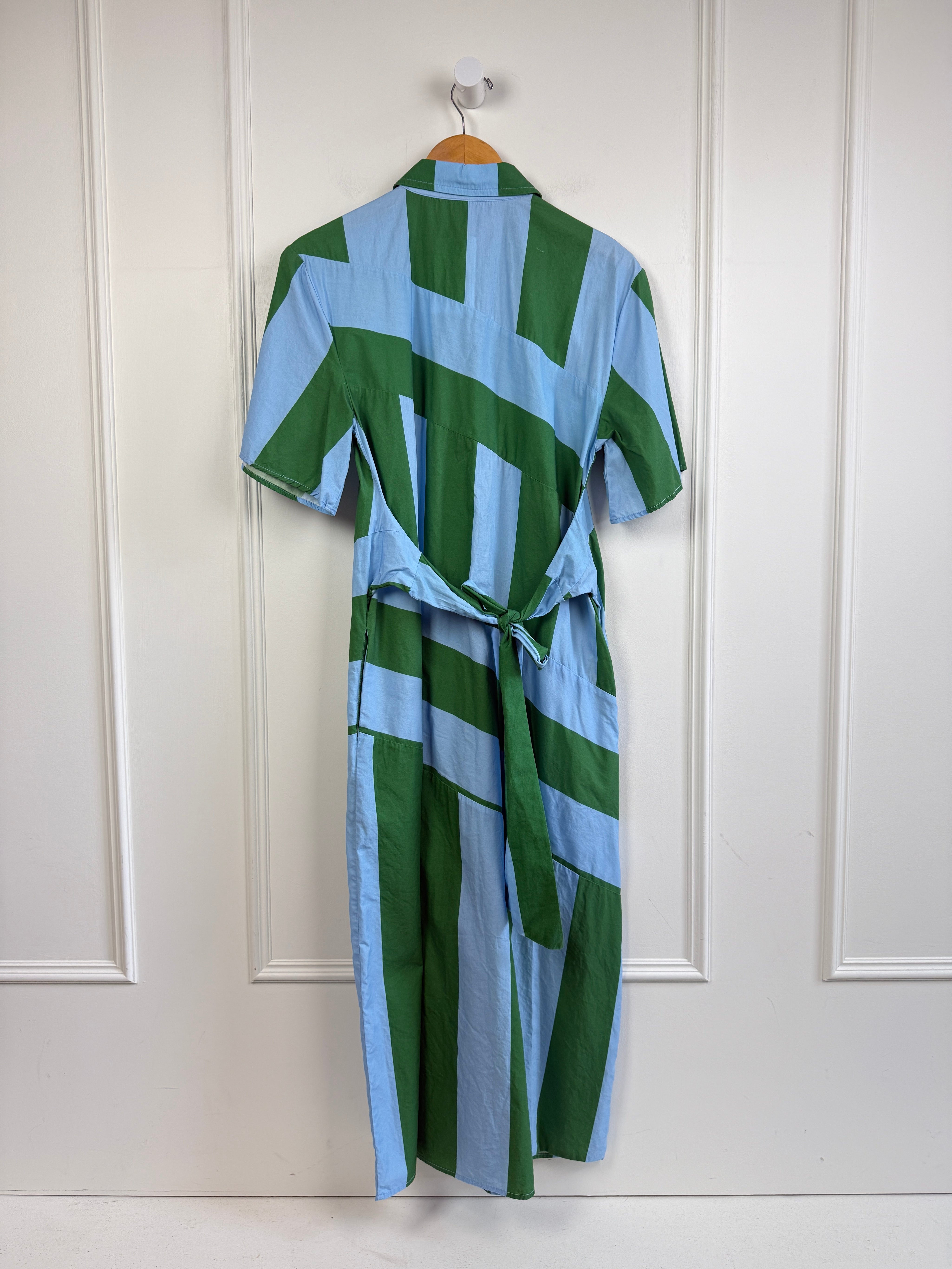 Frances Valentine Green & Blue Dress (S)