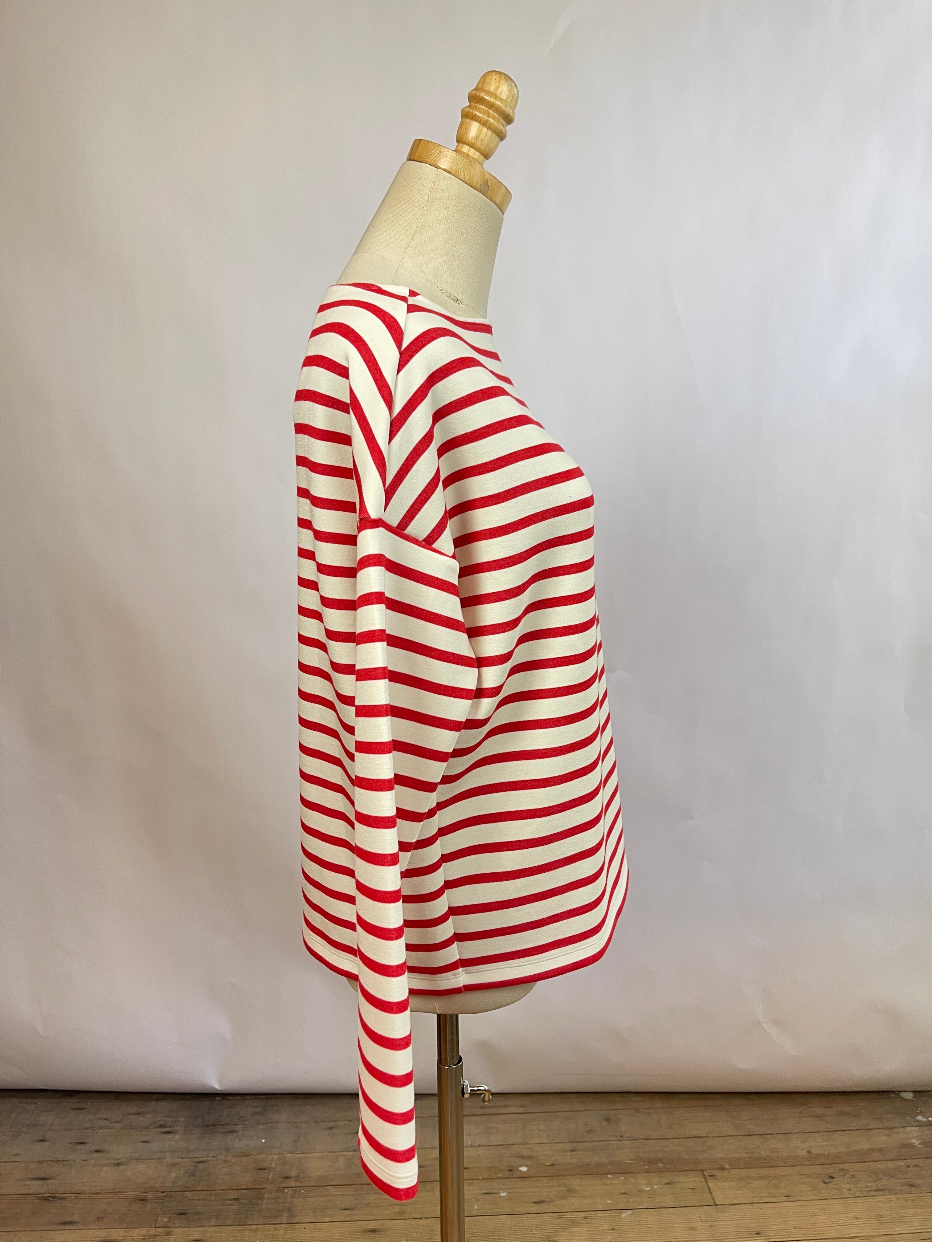 Spanx Red Striped Tee (XS/S)