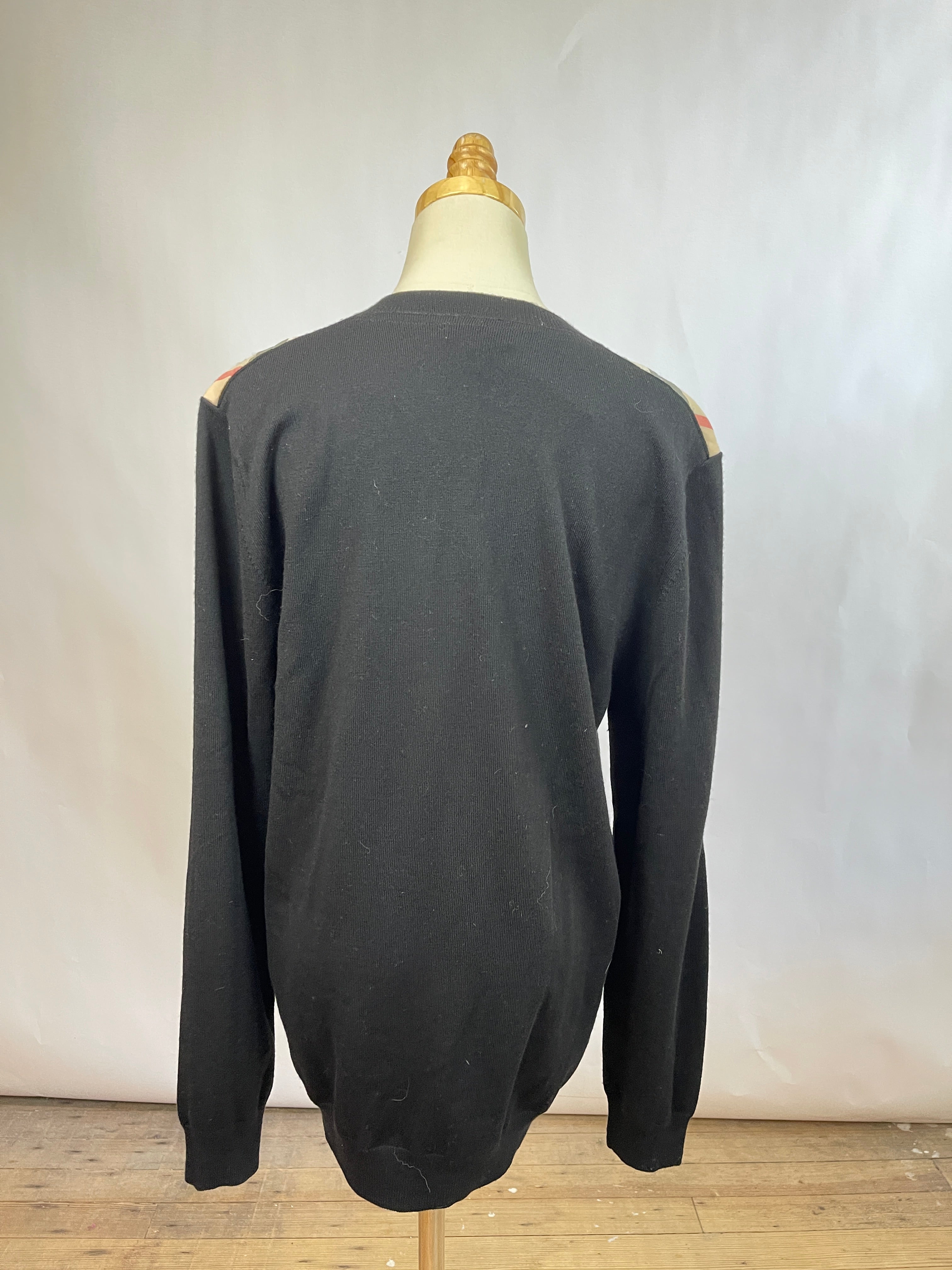 Burberry Britt Black Wool Sweater (L)