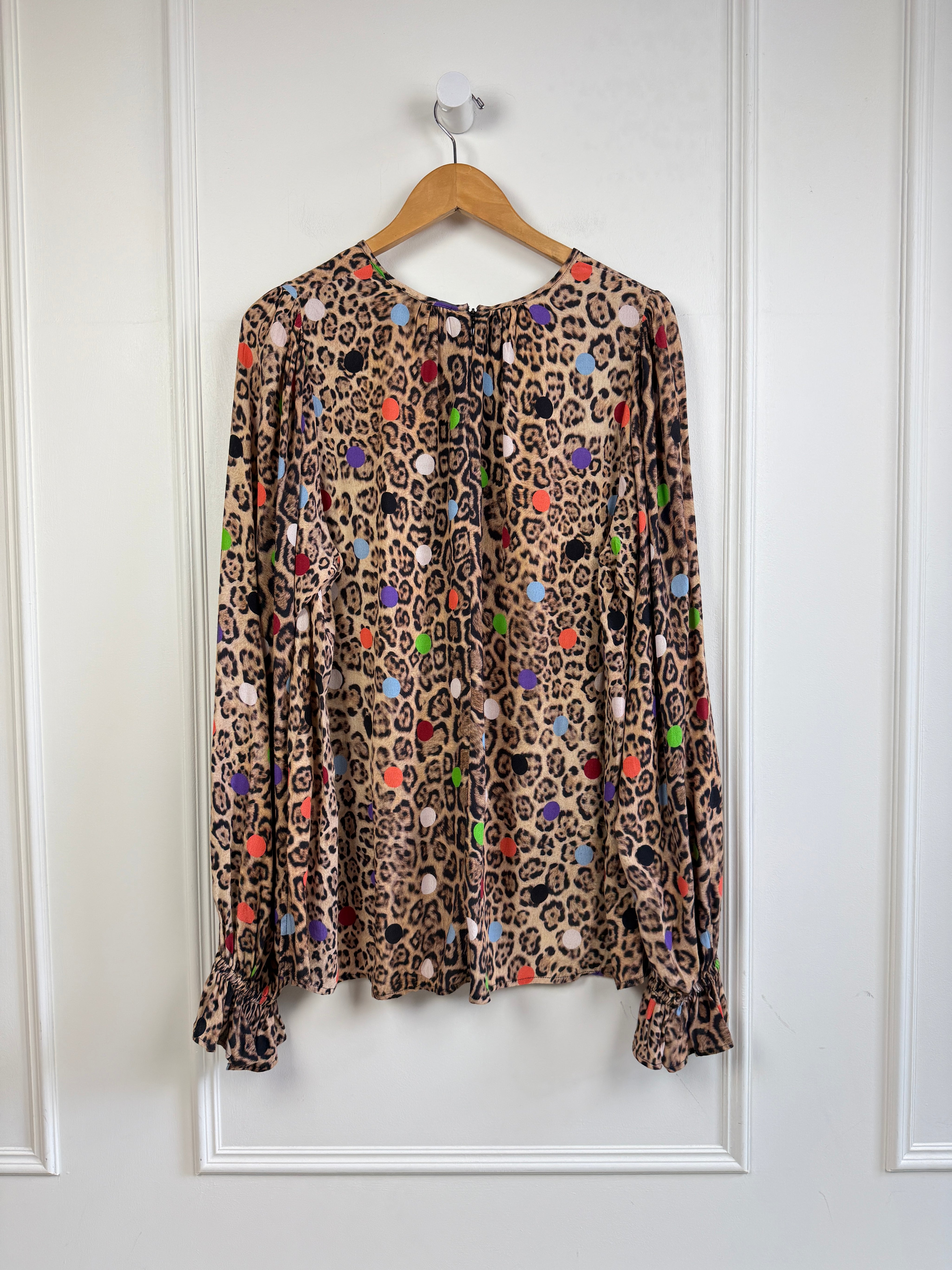 Essential Antwerp Animal Polka Dot Top (L)