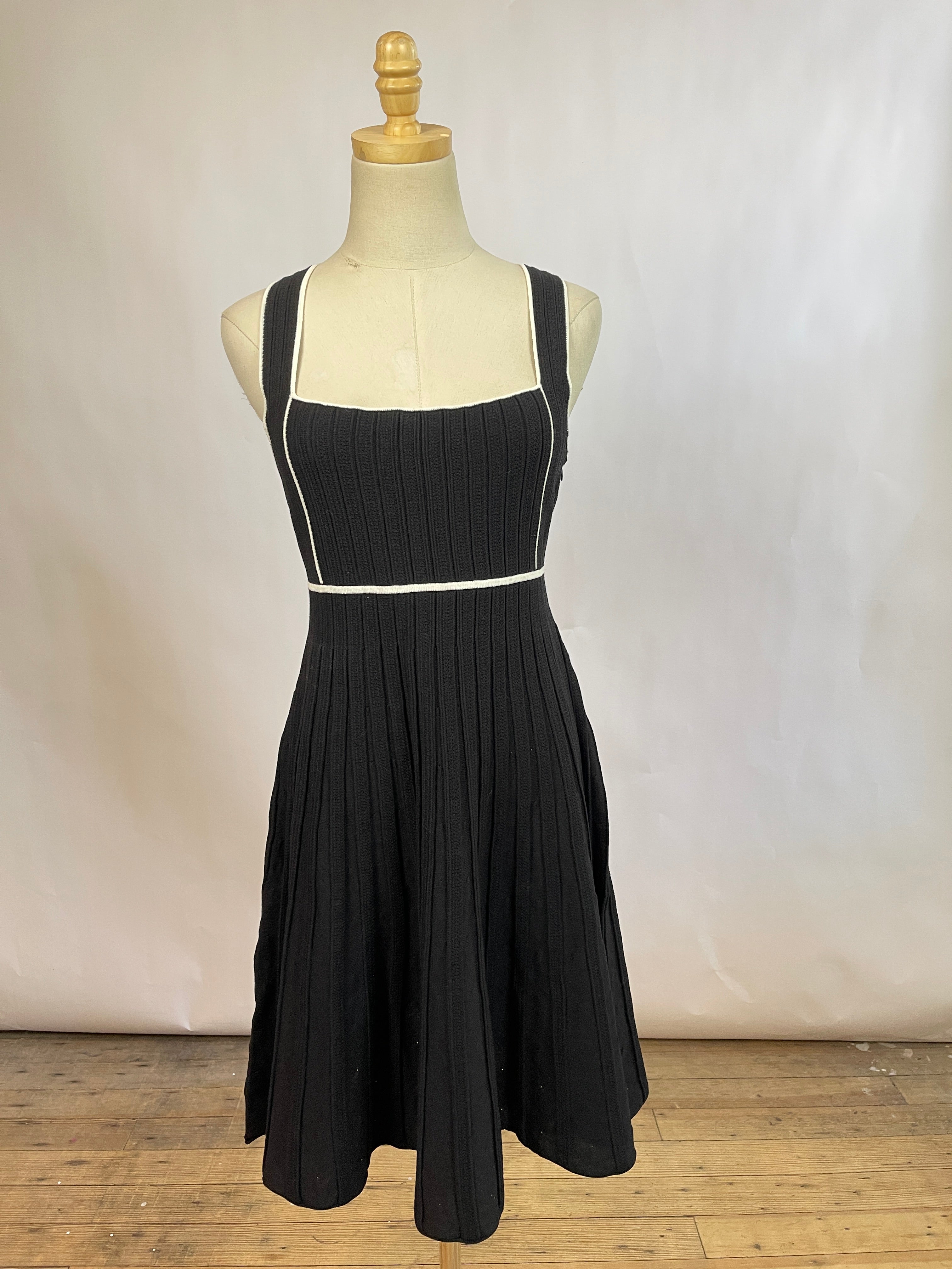 Anthropologie Black Knit Dress (S)