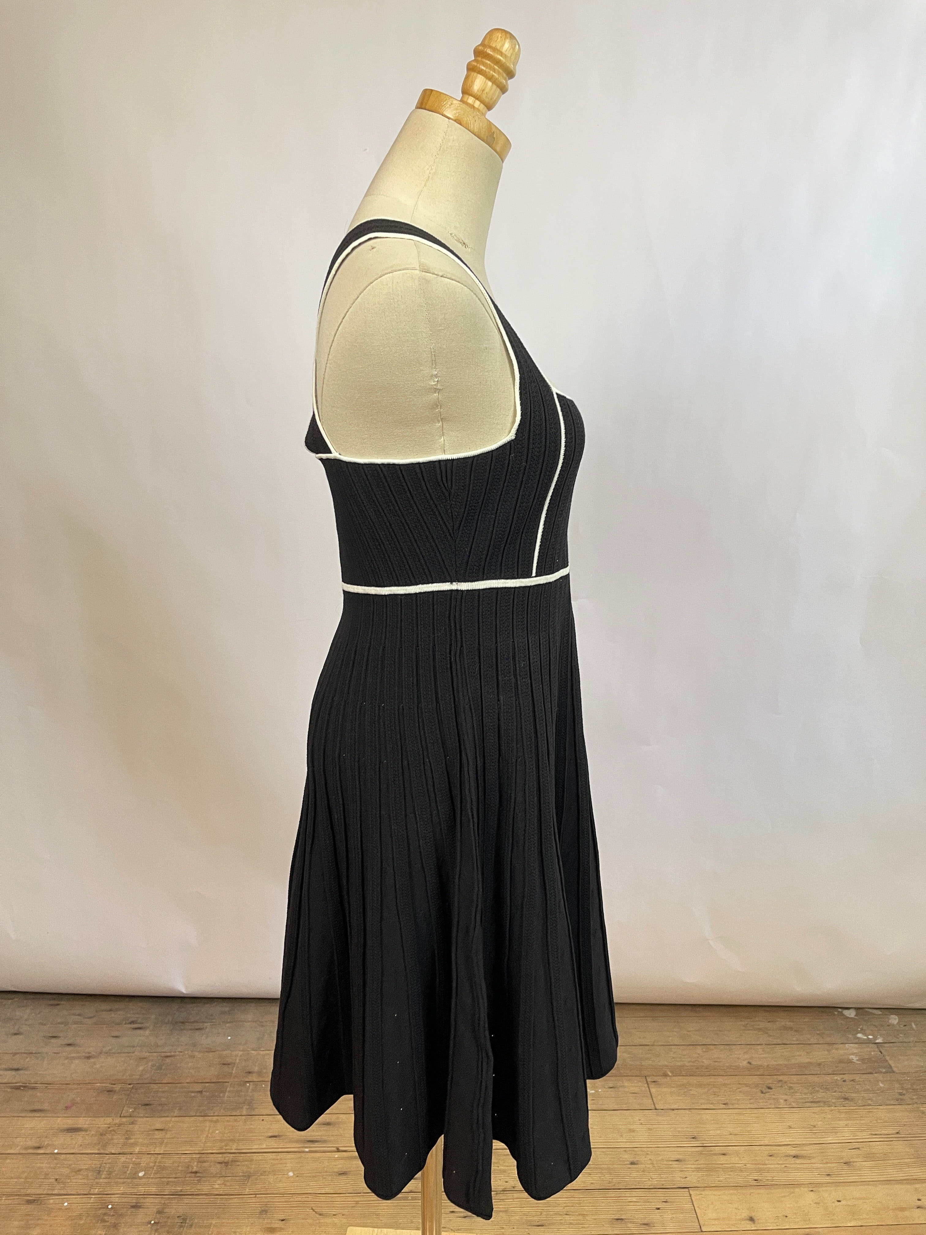 Anthropologie Black Knit Dress (S)