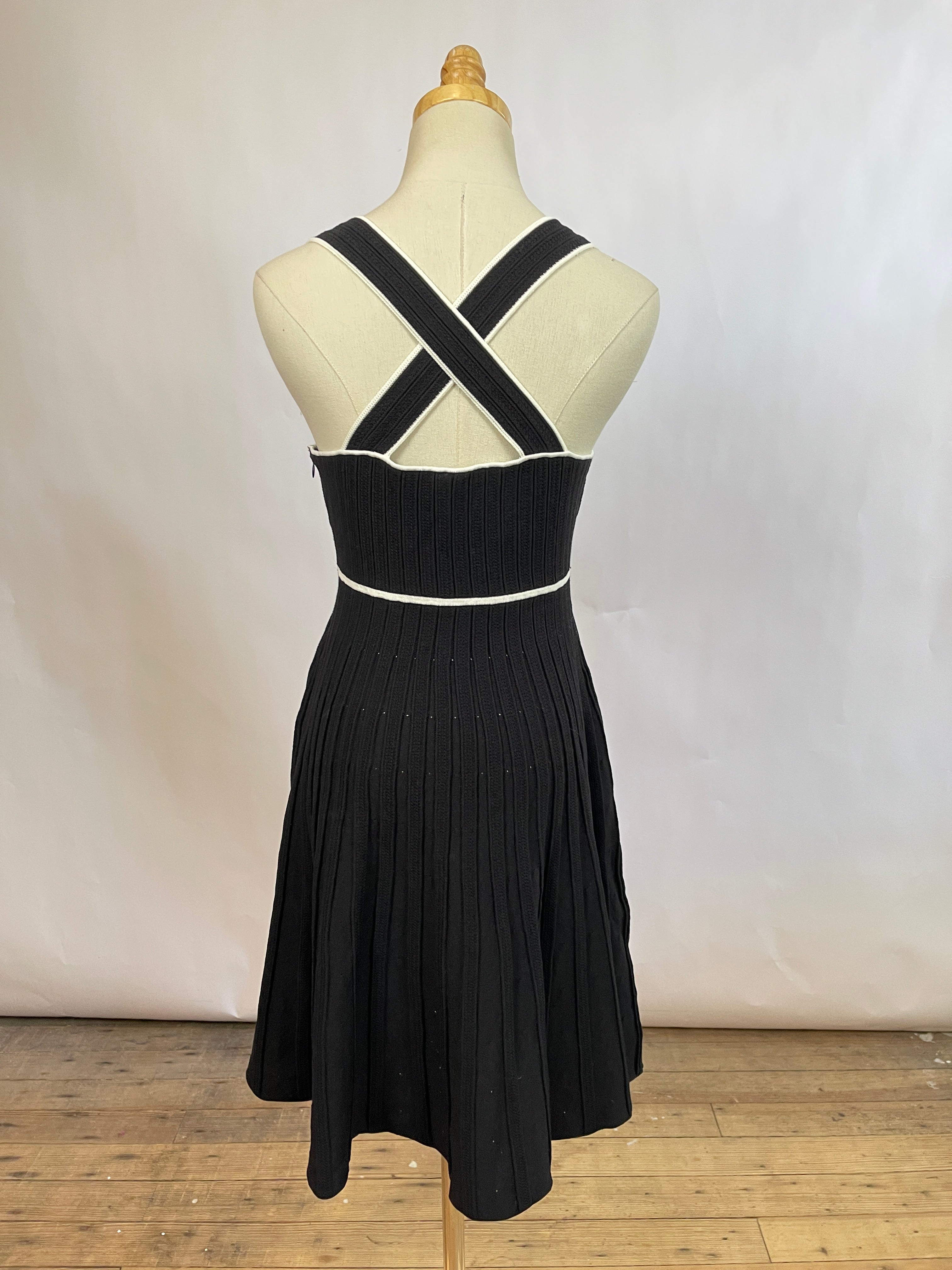 Anthropologie Black Knit Dress (S)