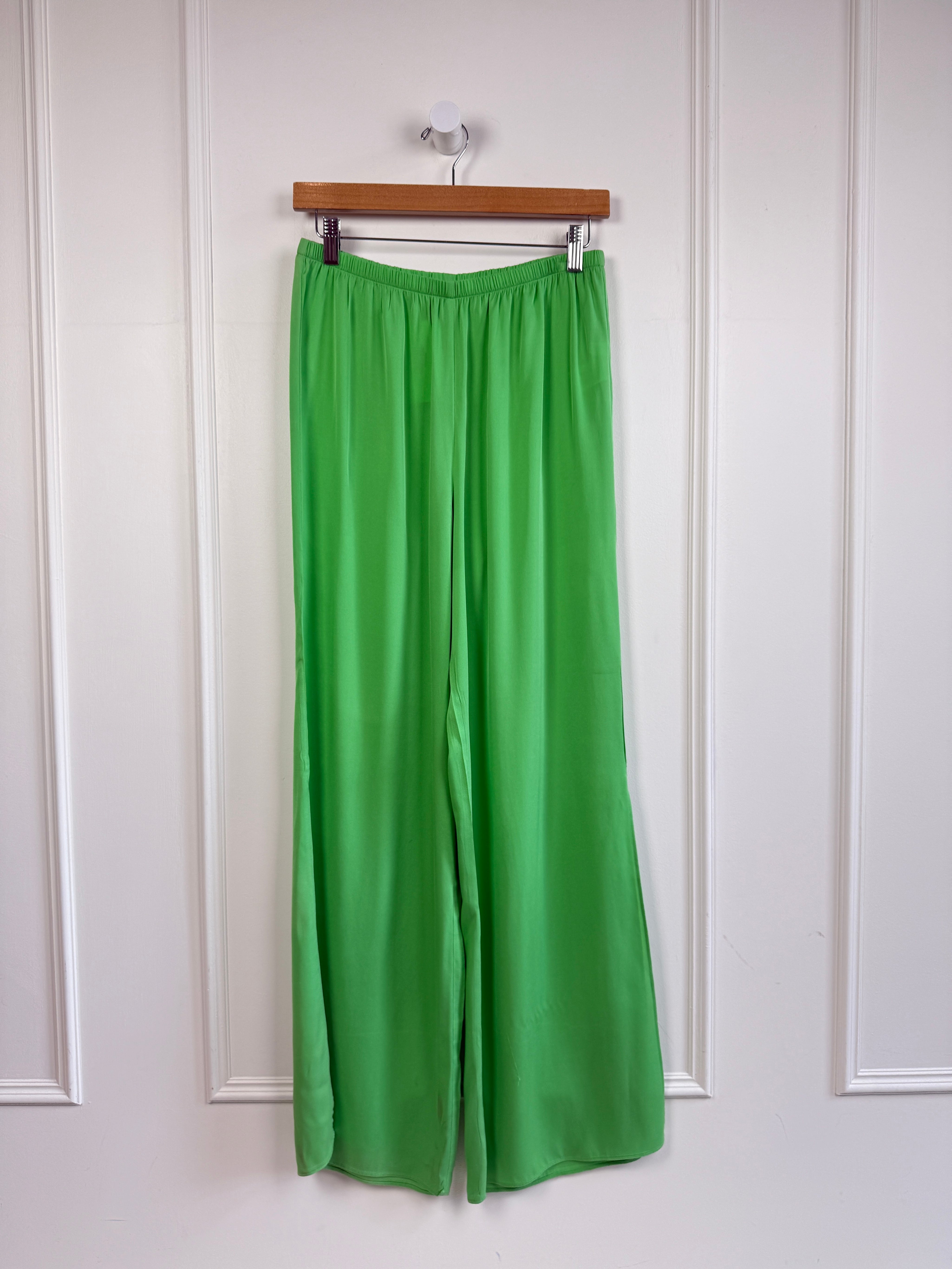 Nouvelle Silk Green Pants (M)