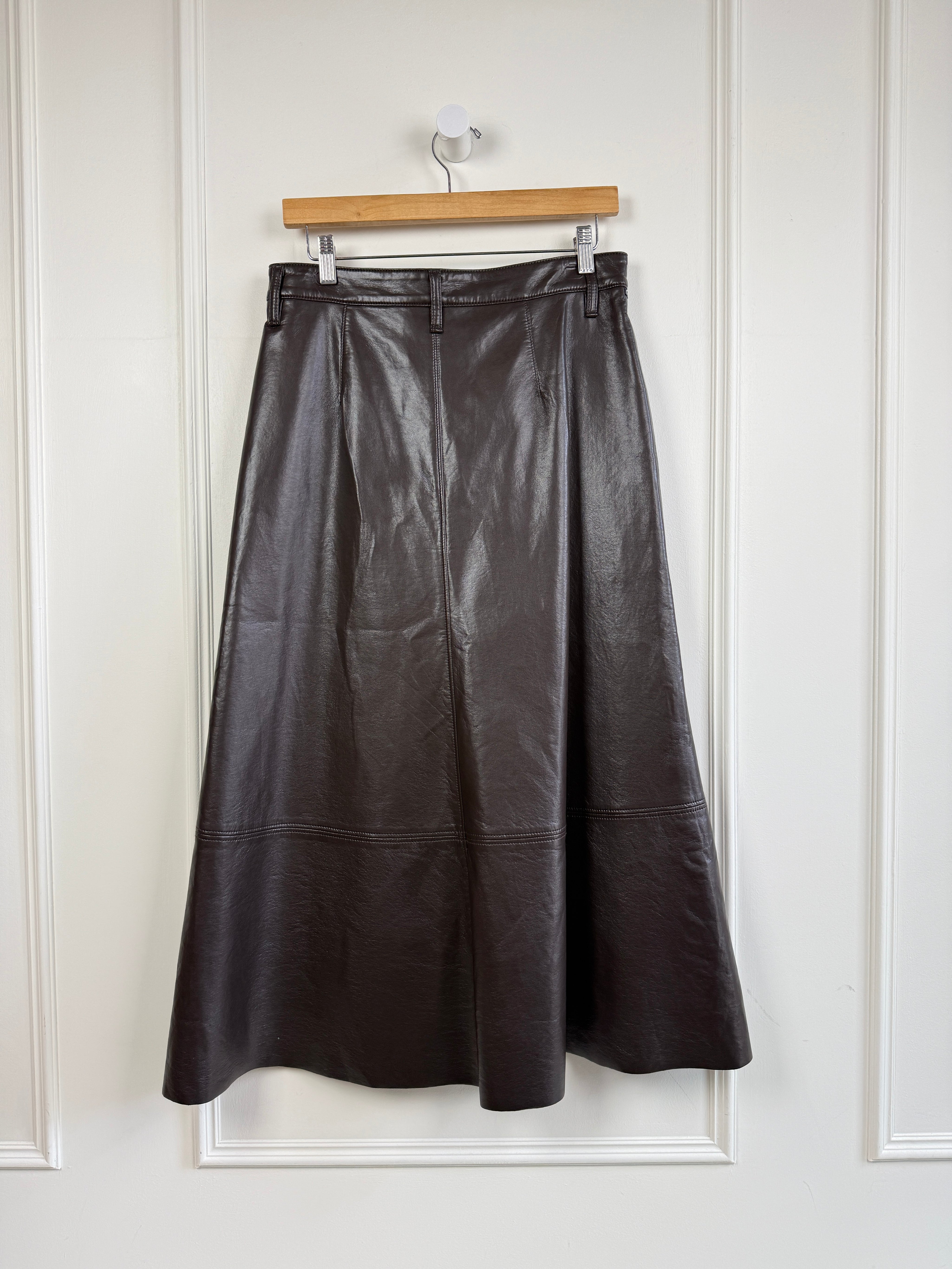 Citizens of Humanity Leather Midi Skirt (S/27)