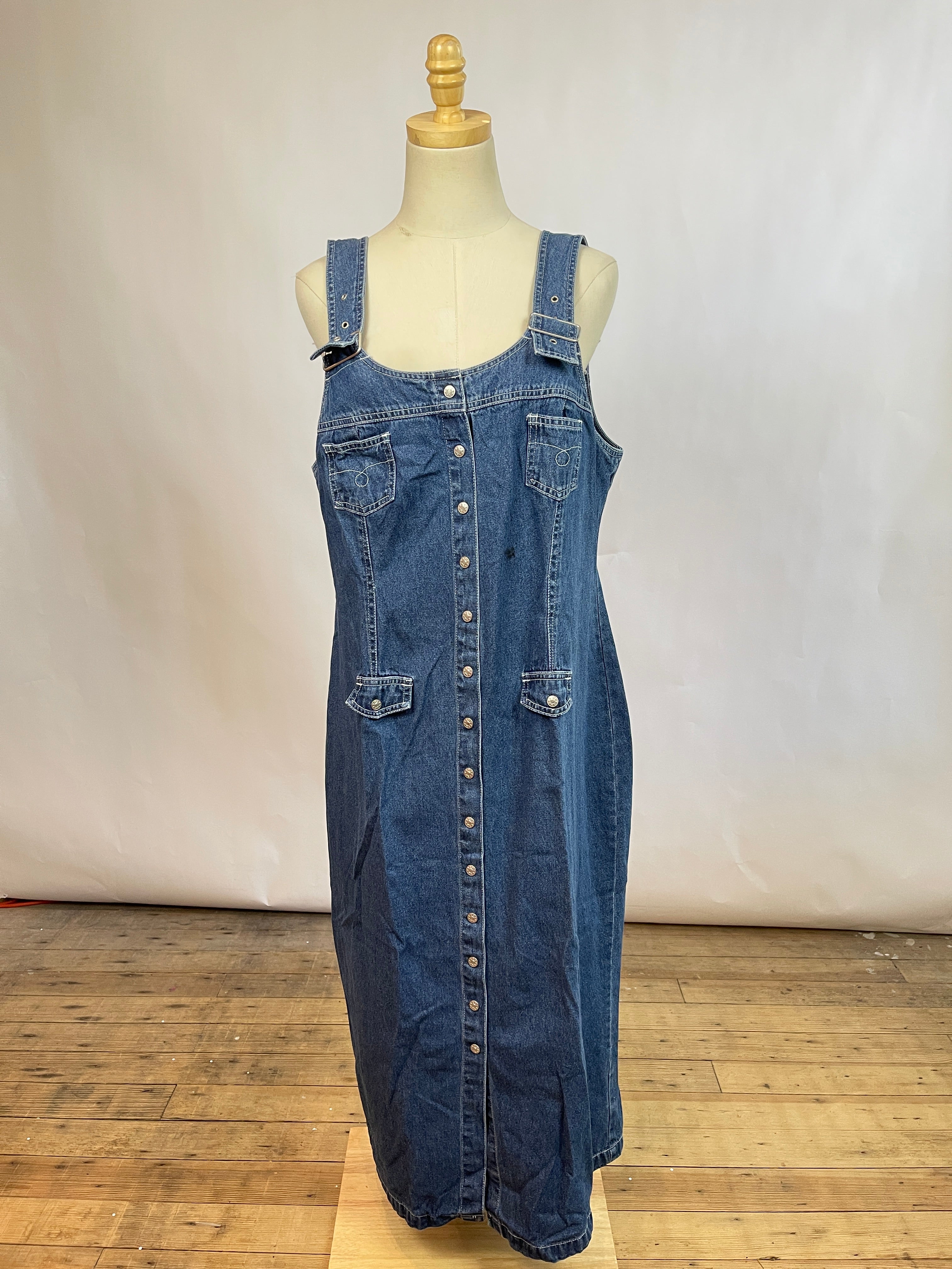 Vintage Denim Dress (M/L)