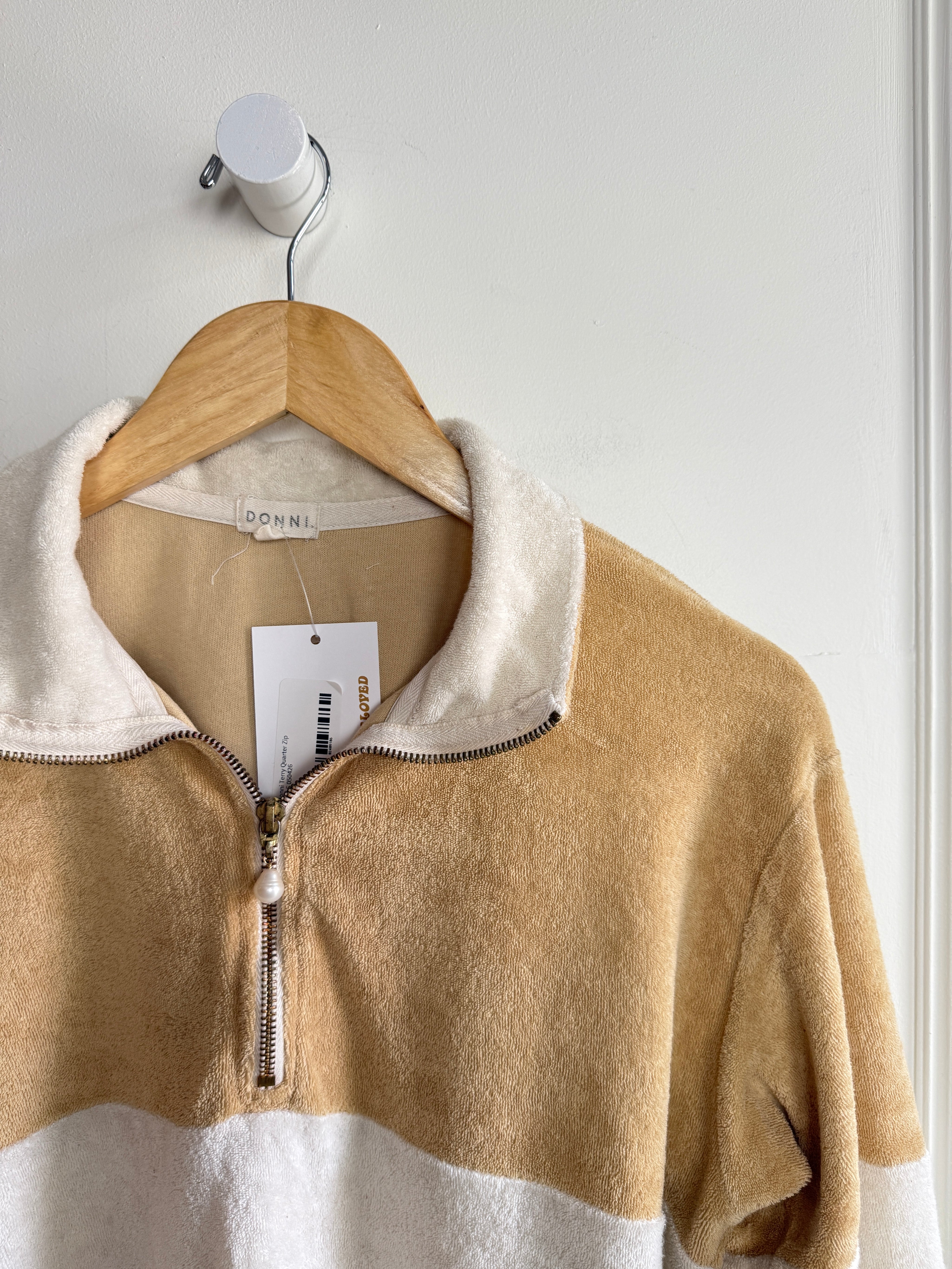 Donni. Terry Rugby Quarter Zip (S)