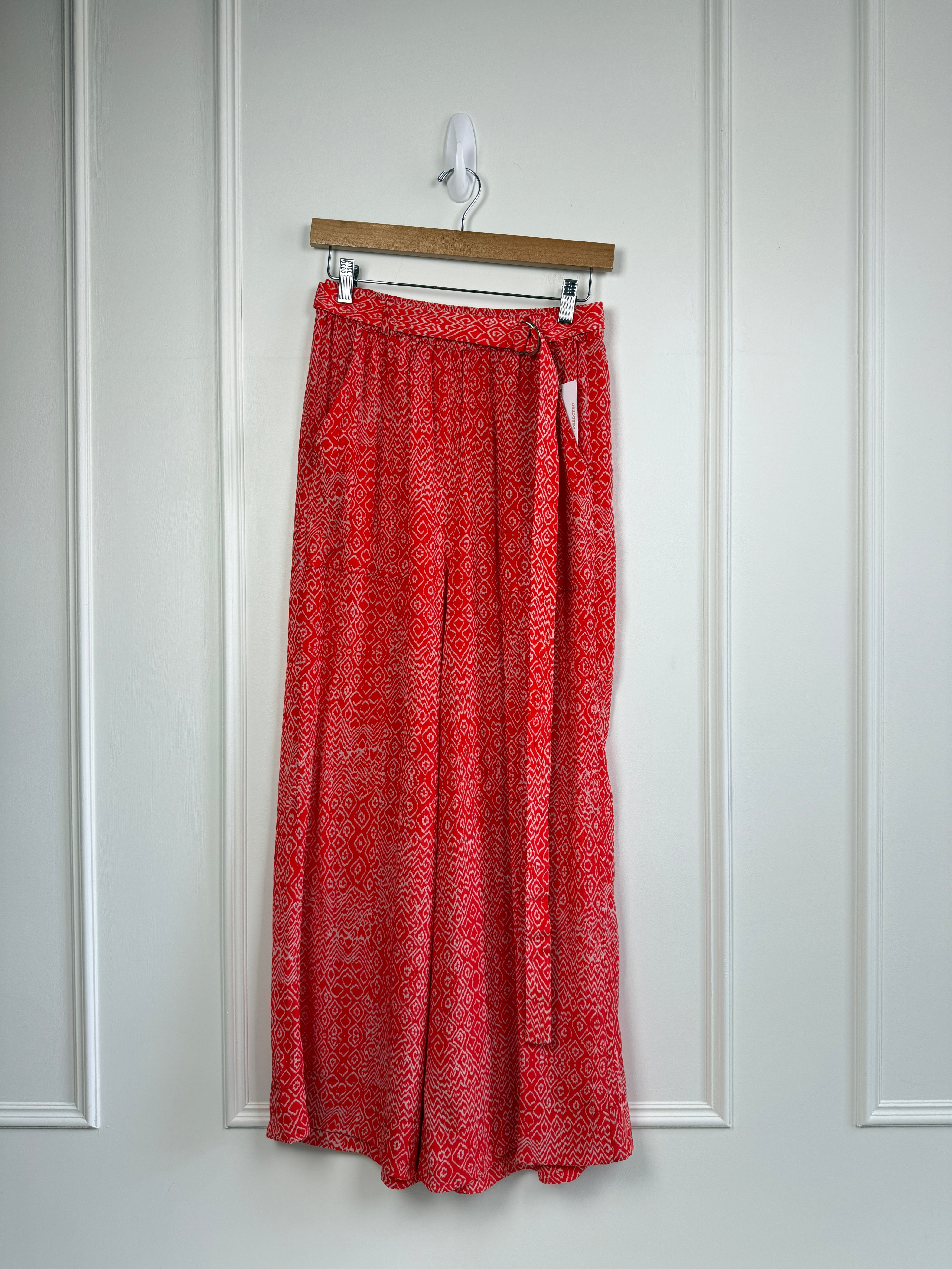 Maria Cher Red Silk Pants (S)
