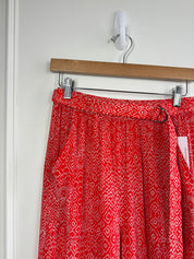 Maria Cher Red Silk Pants (S)