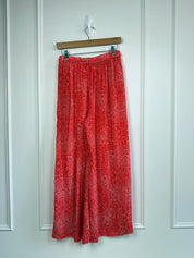Maria Cher Red Silk Pants (S)