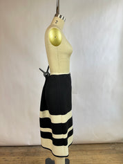 Pendleton Black & White Wool Skirt (10/L)