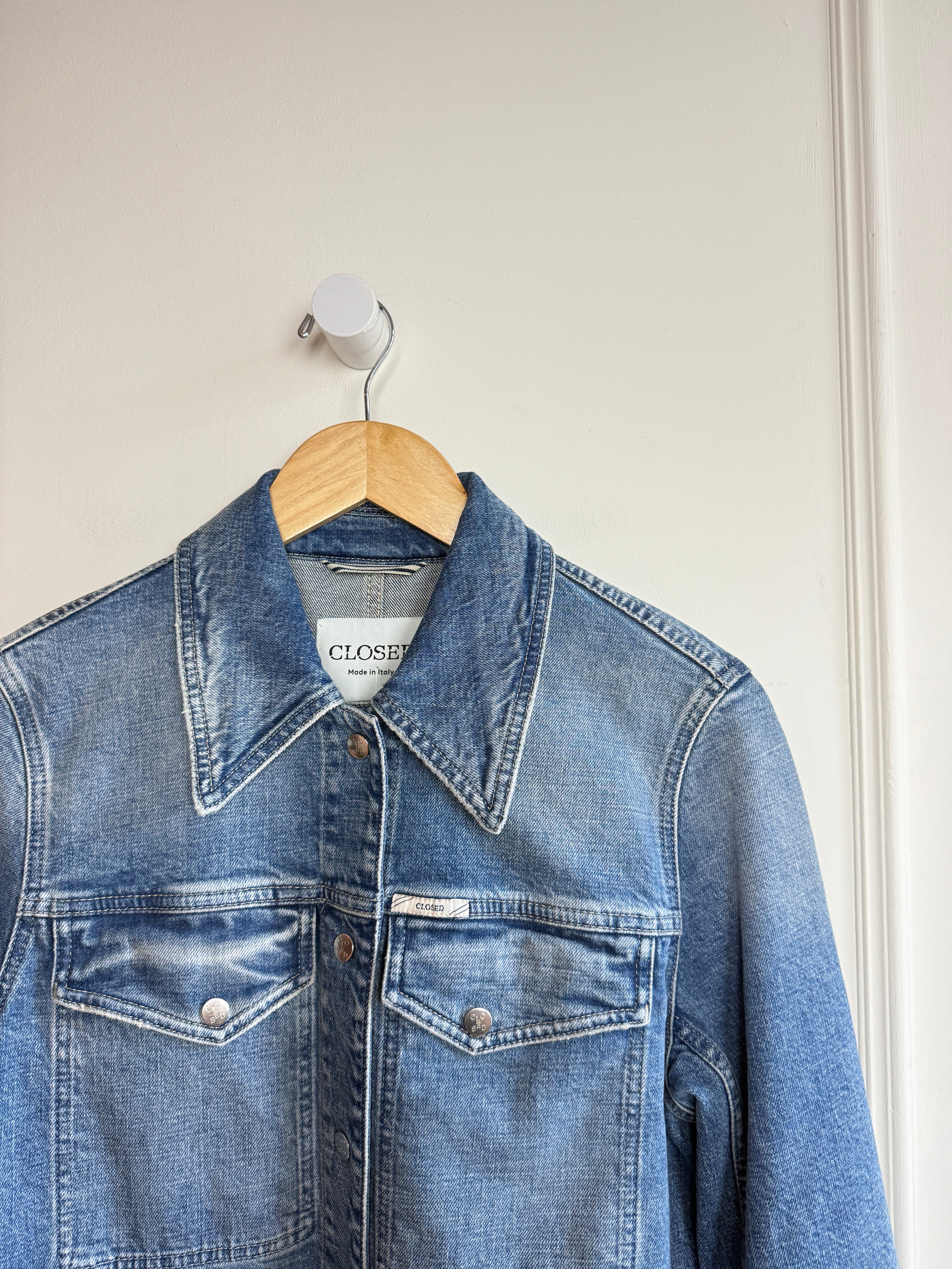 Closed Long Denim Jacket (S)