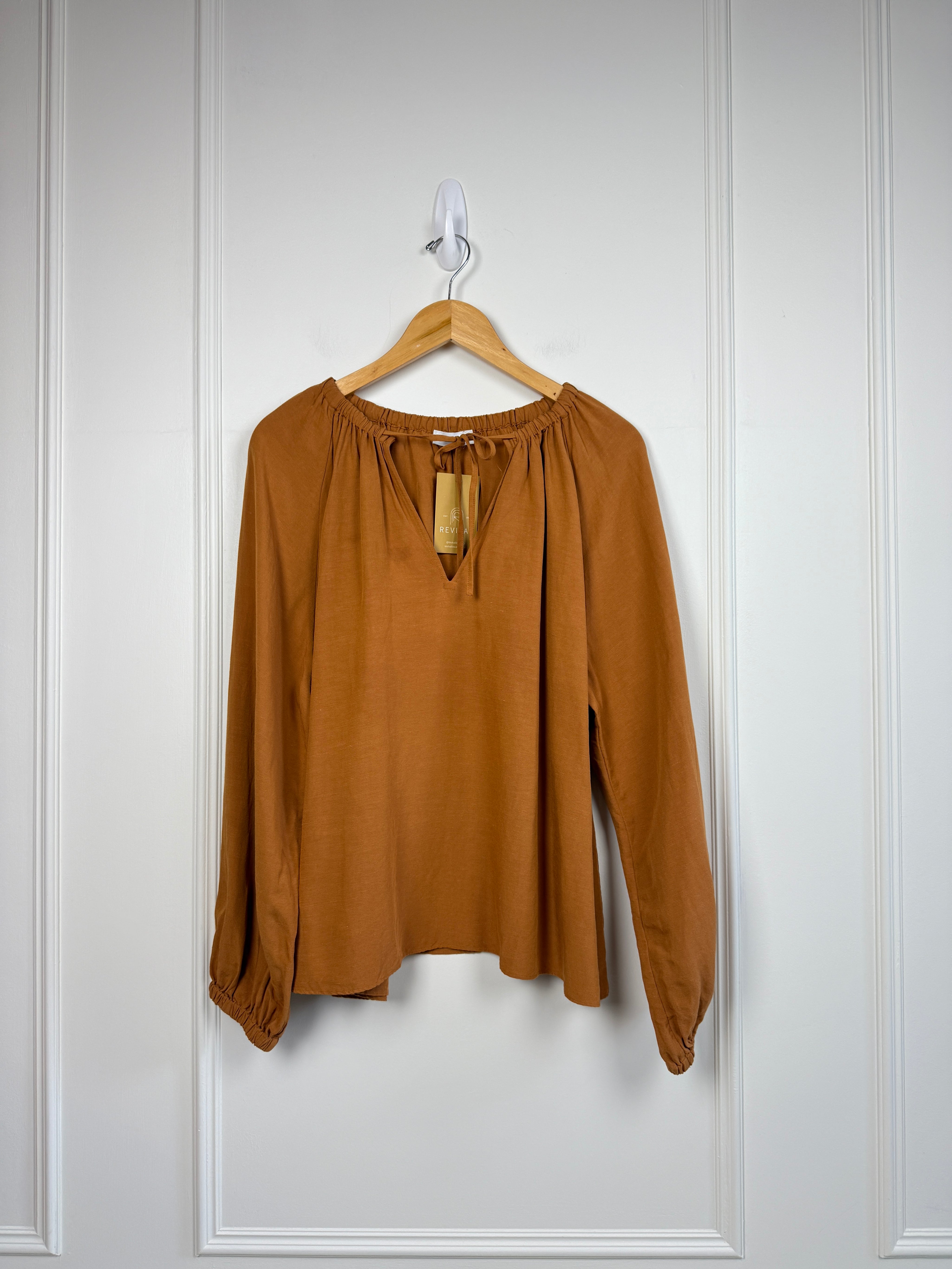Closed Orange Blouse (M)