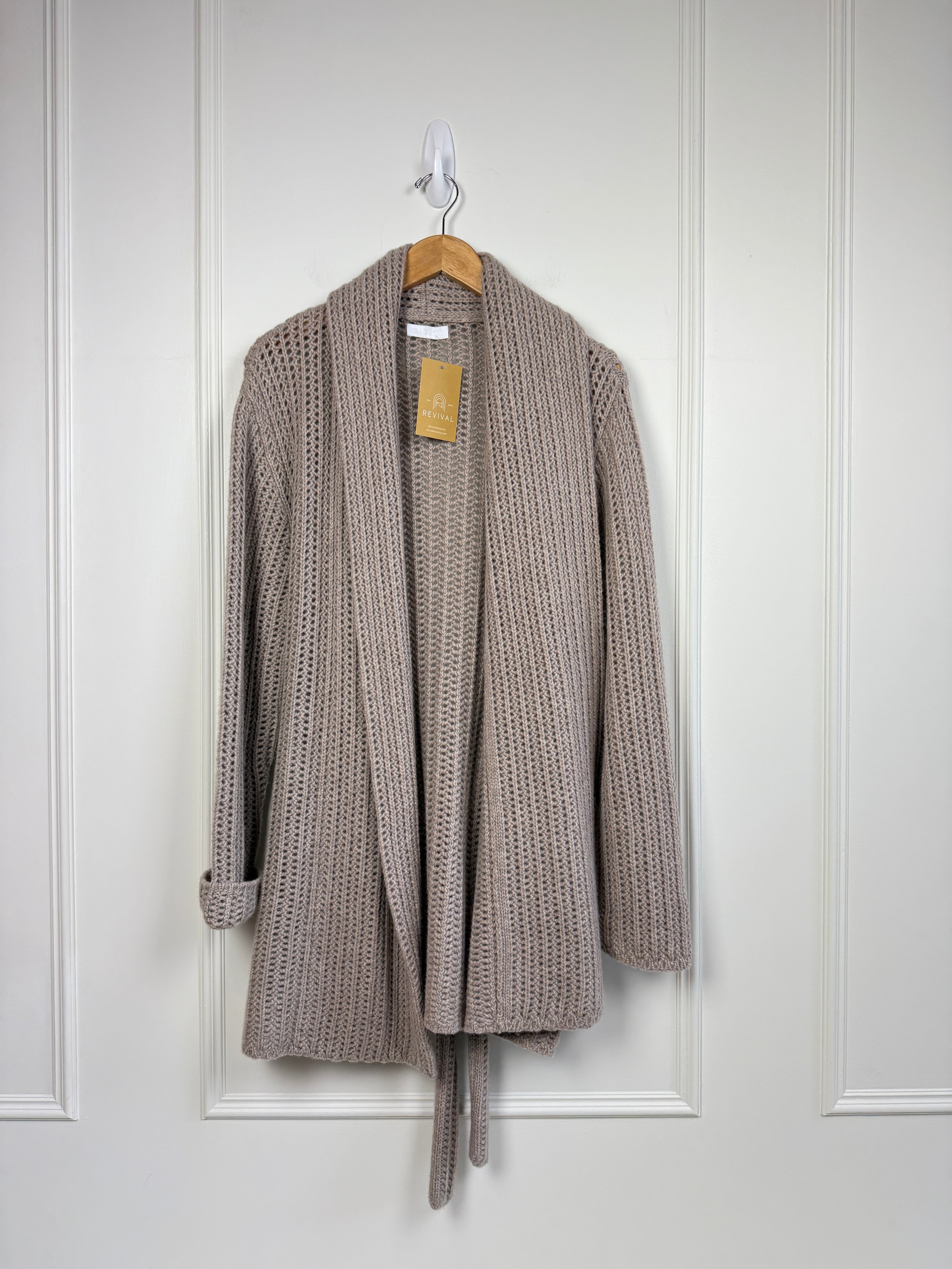 Sablyn Open Crochet Cardigan (L)