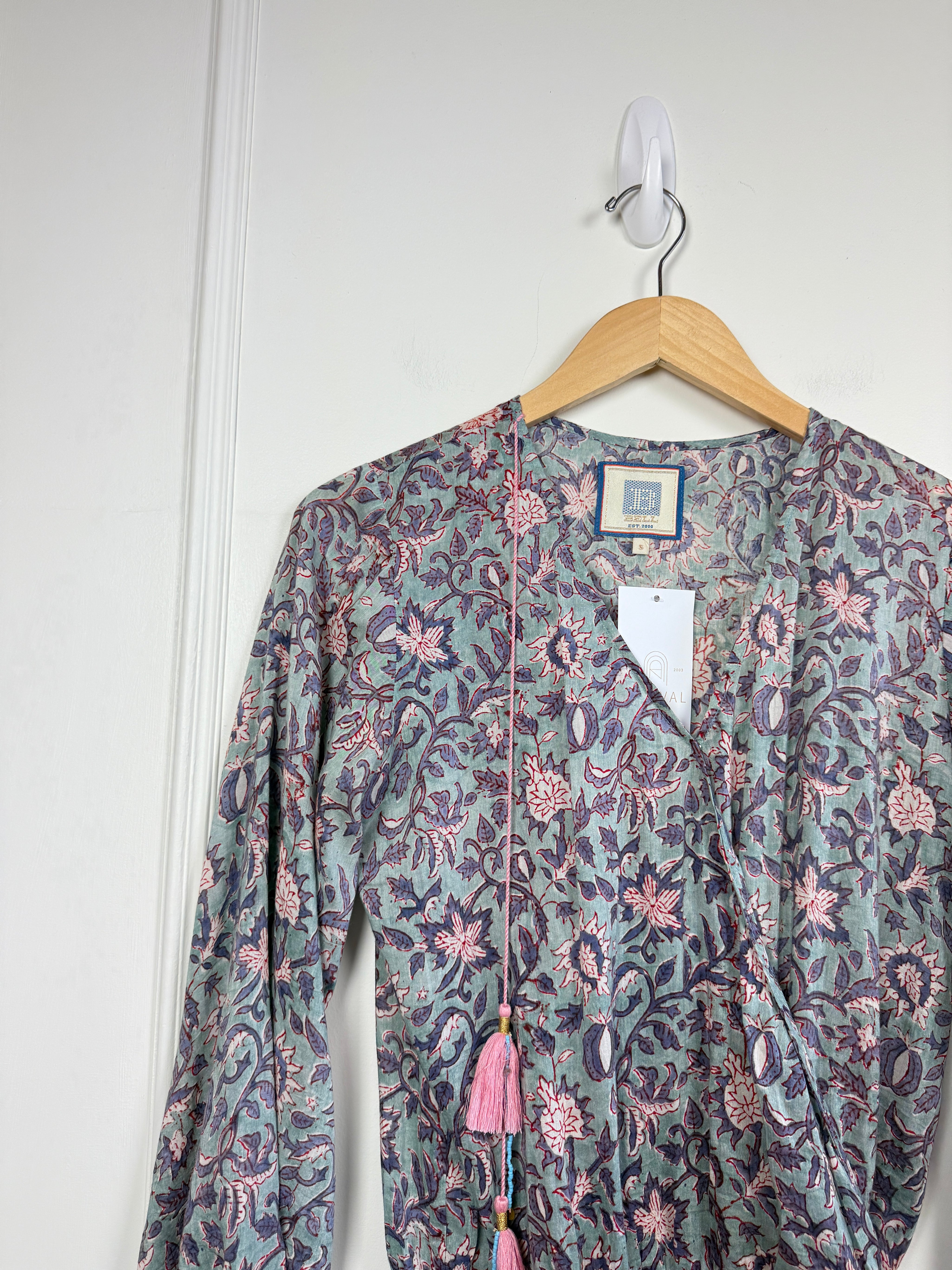 Bell Wrap Front Dress (S)