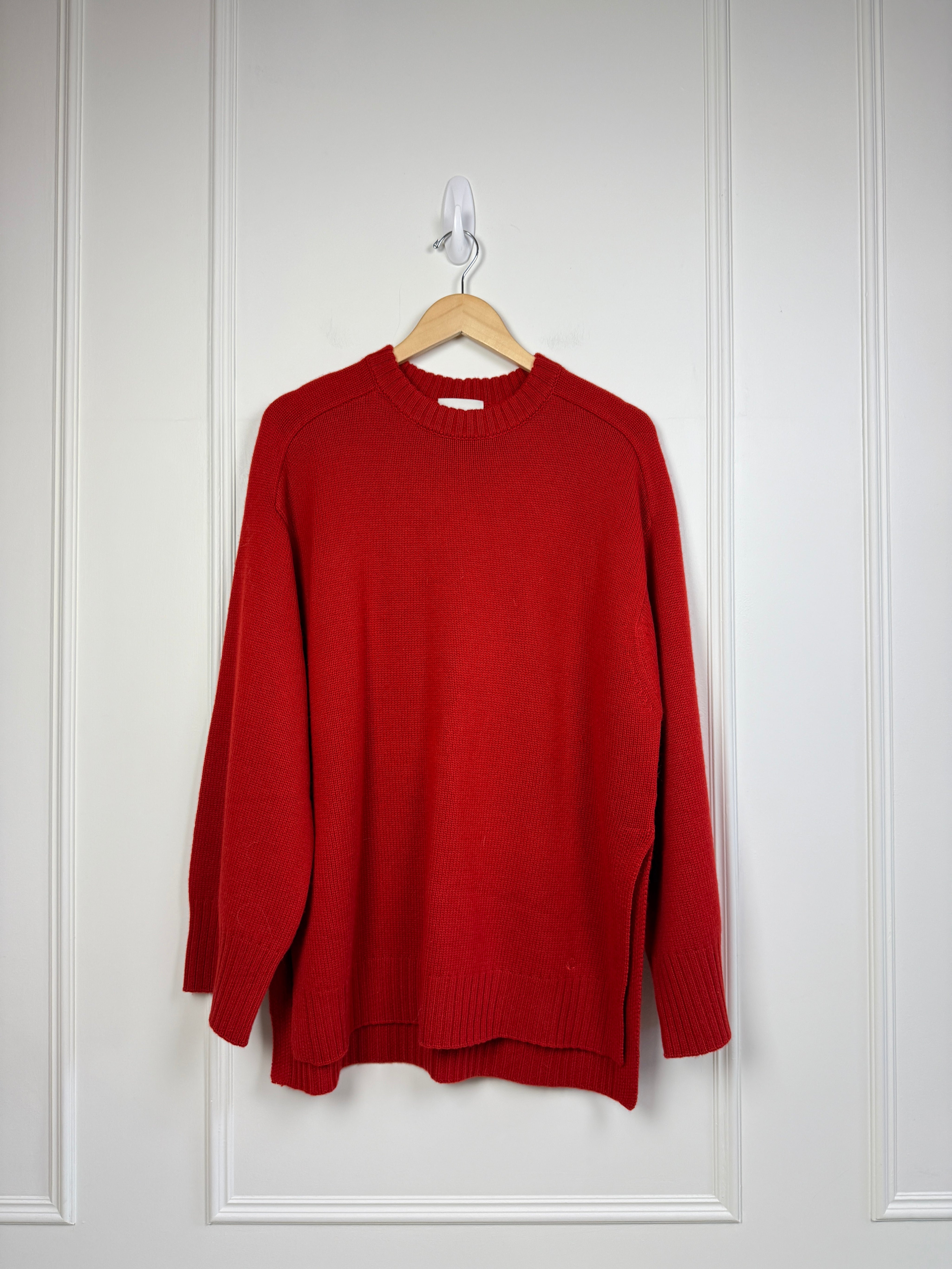 Lou Lou Studio Red Tunic Sweater (L)