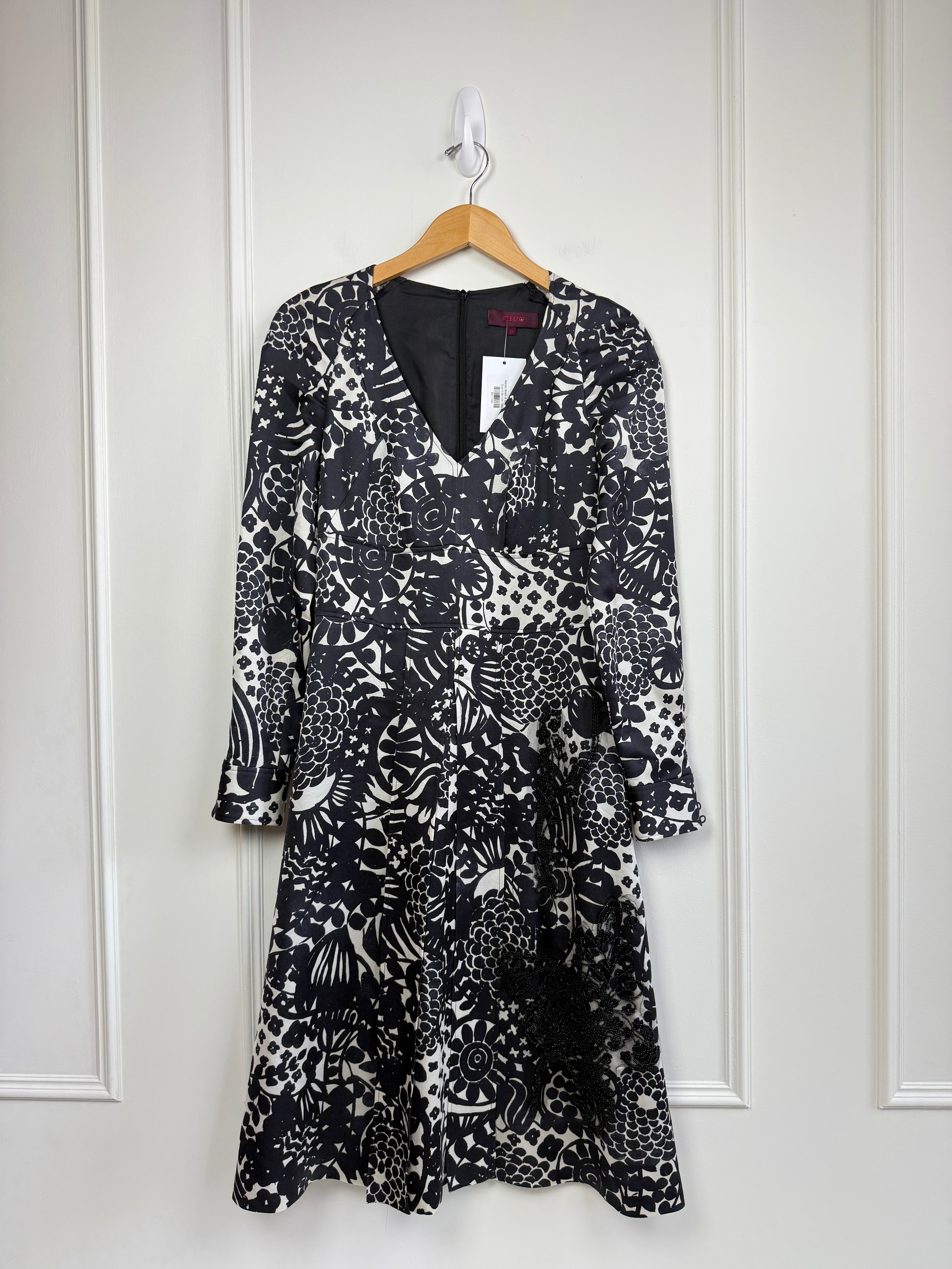 kenzo cotton dress Vintage Kenzo Striped Dress