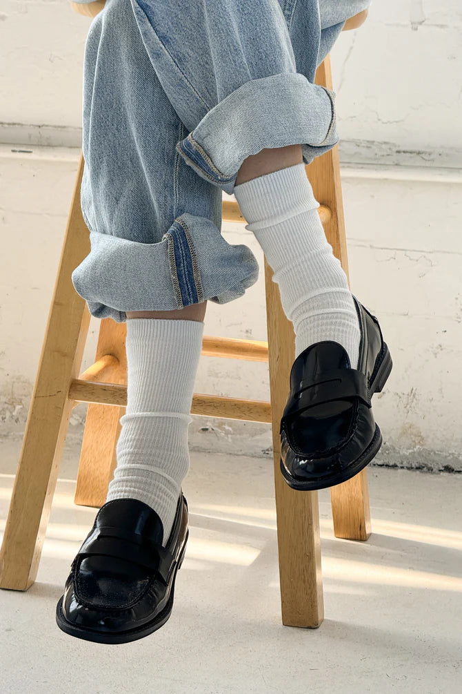 Le Bon Shoppe - Trouser Socks | Classic White