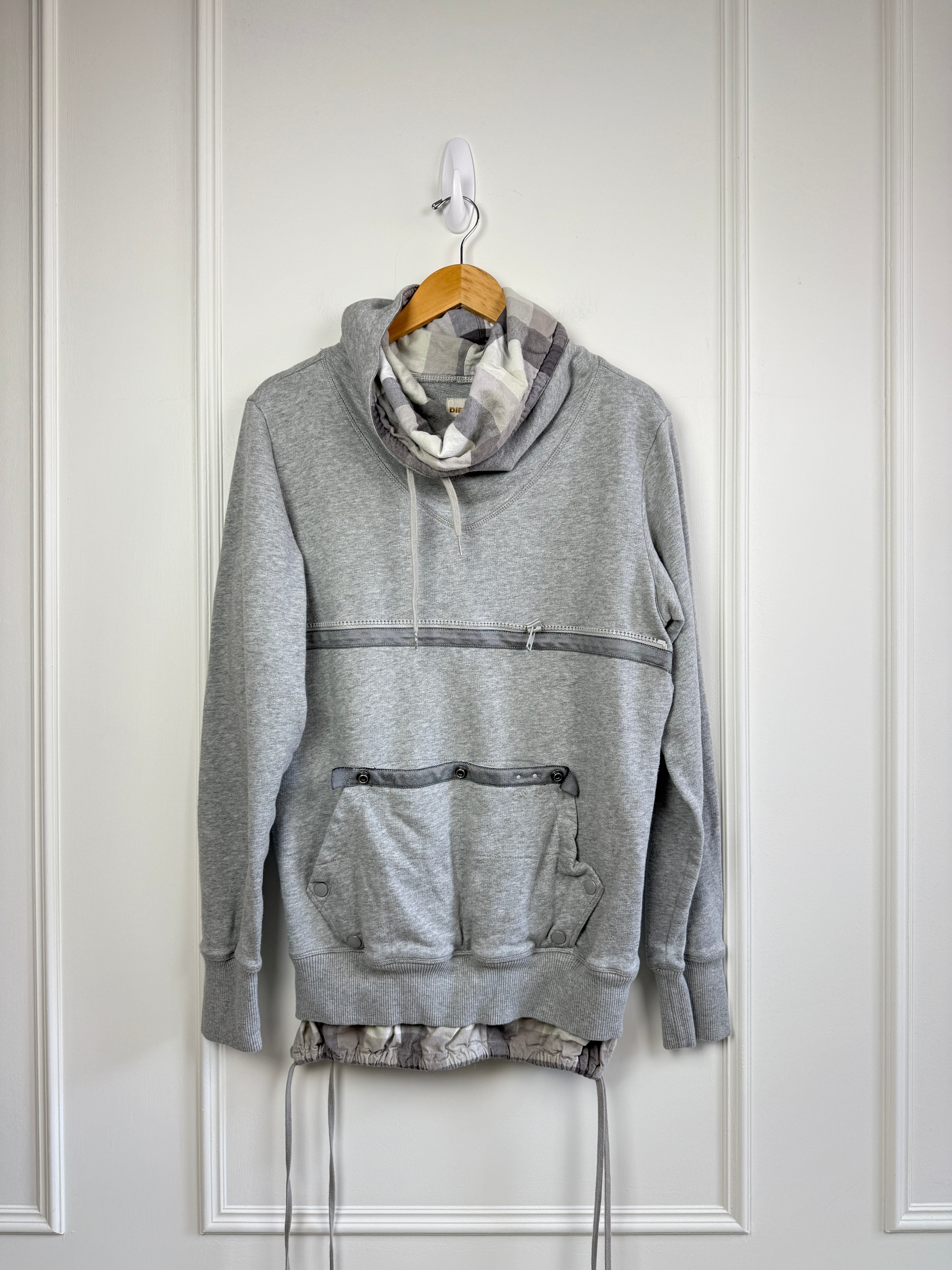 Vintage Diesel Sweatshirt Jacket (L)