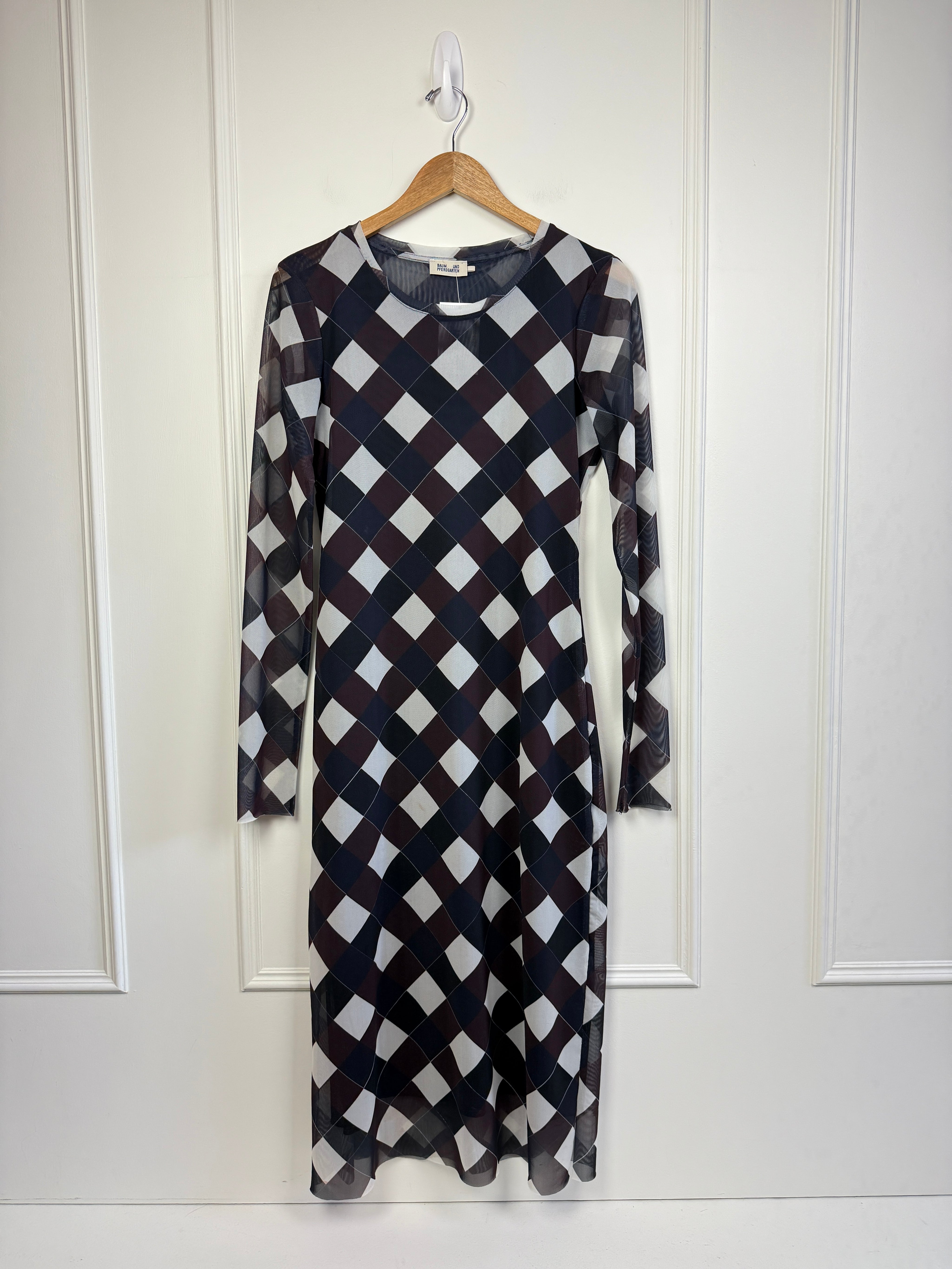 Baum und Pferdgarten Mesh Check Dress (L)